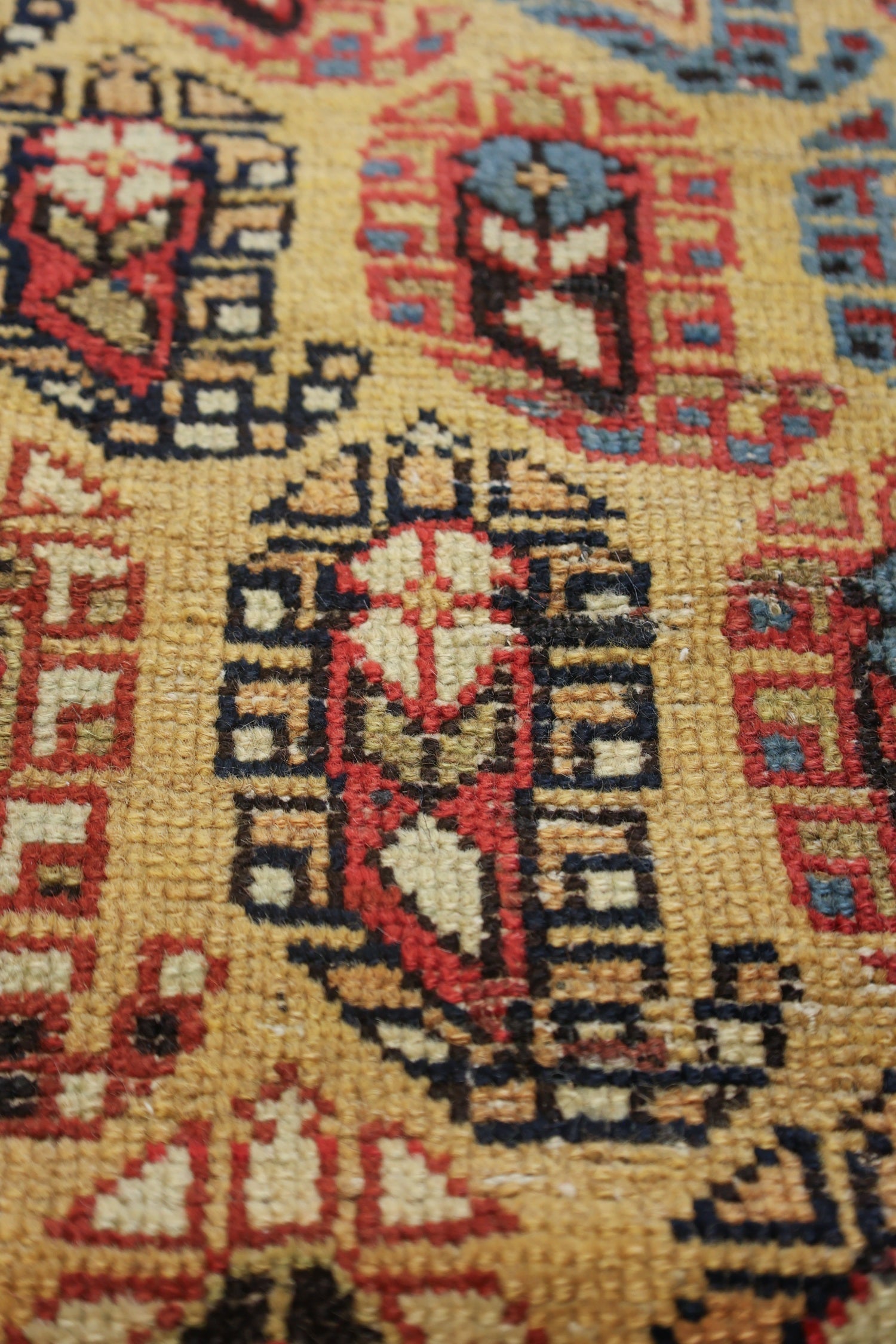 OnApproval-8-9-24 Antique Kurd Handwoven Tribal Rug, J69200