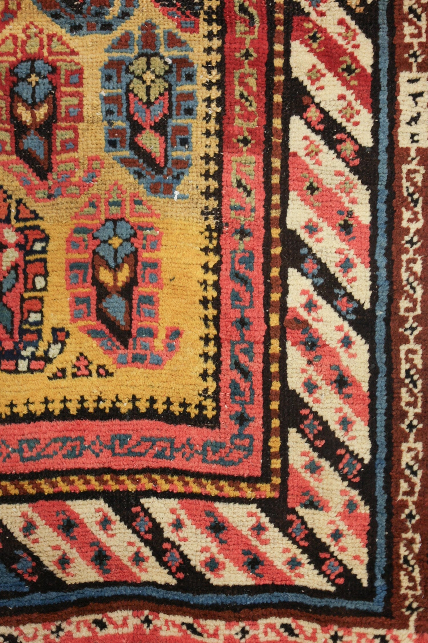 OnApproval-8-9-24 Antique Kurd Handwoven Tribal Rug, J69200