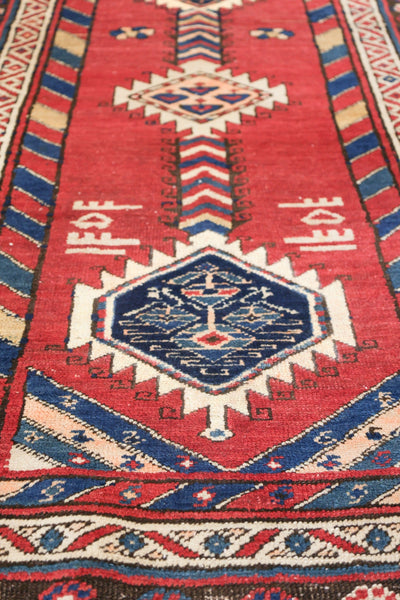 Antique Kurd Handwoven Tribal Rug, J69203