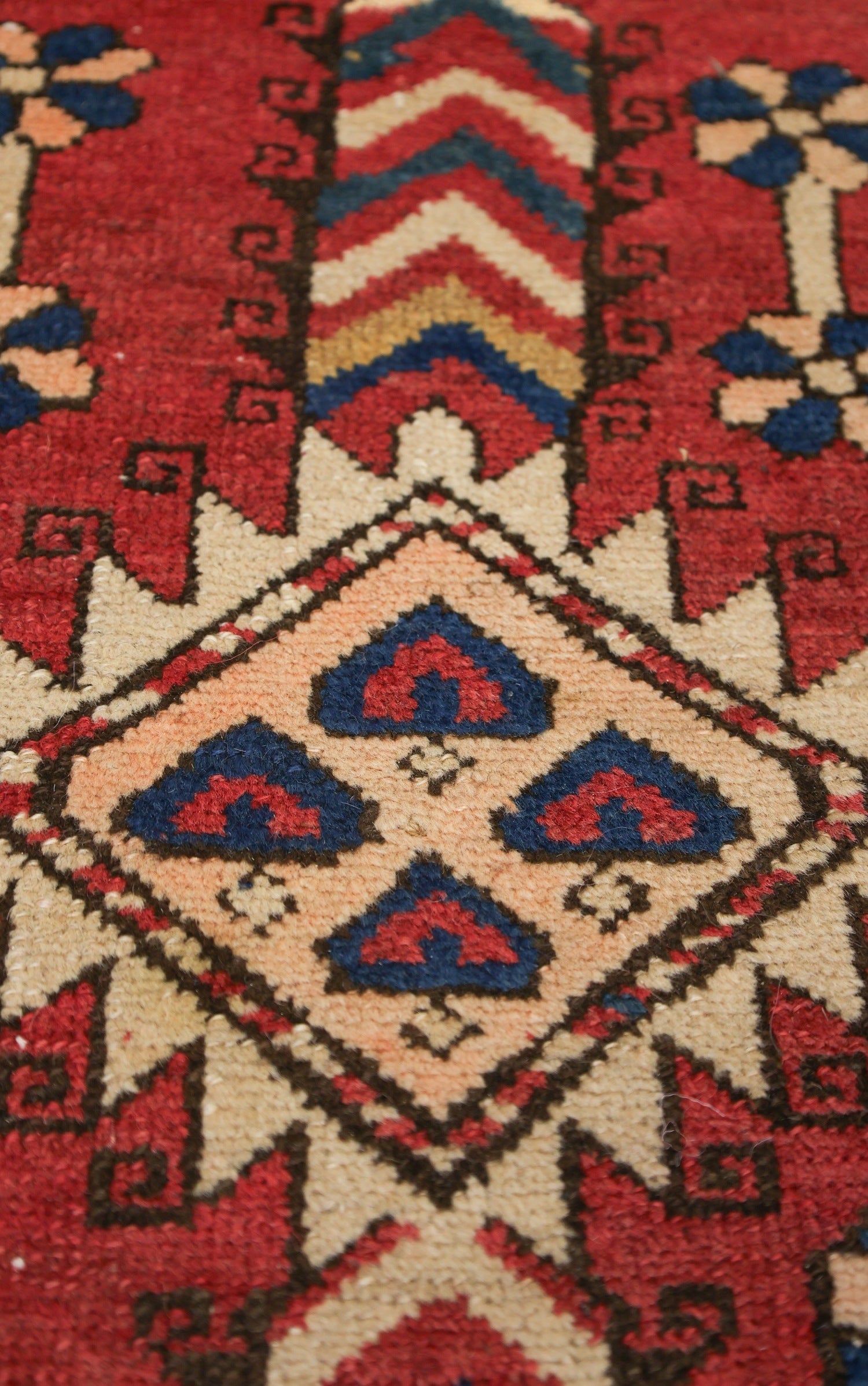 Antique Kurd Handwoven Tribal Rug, J69203