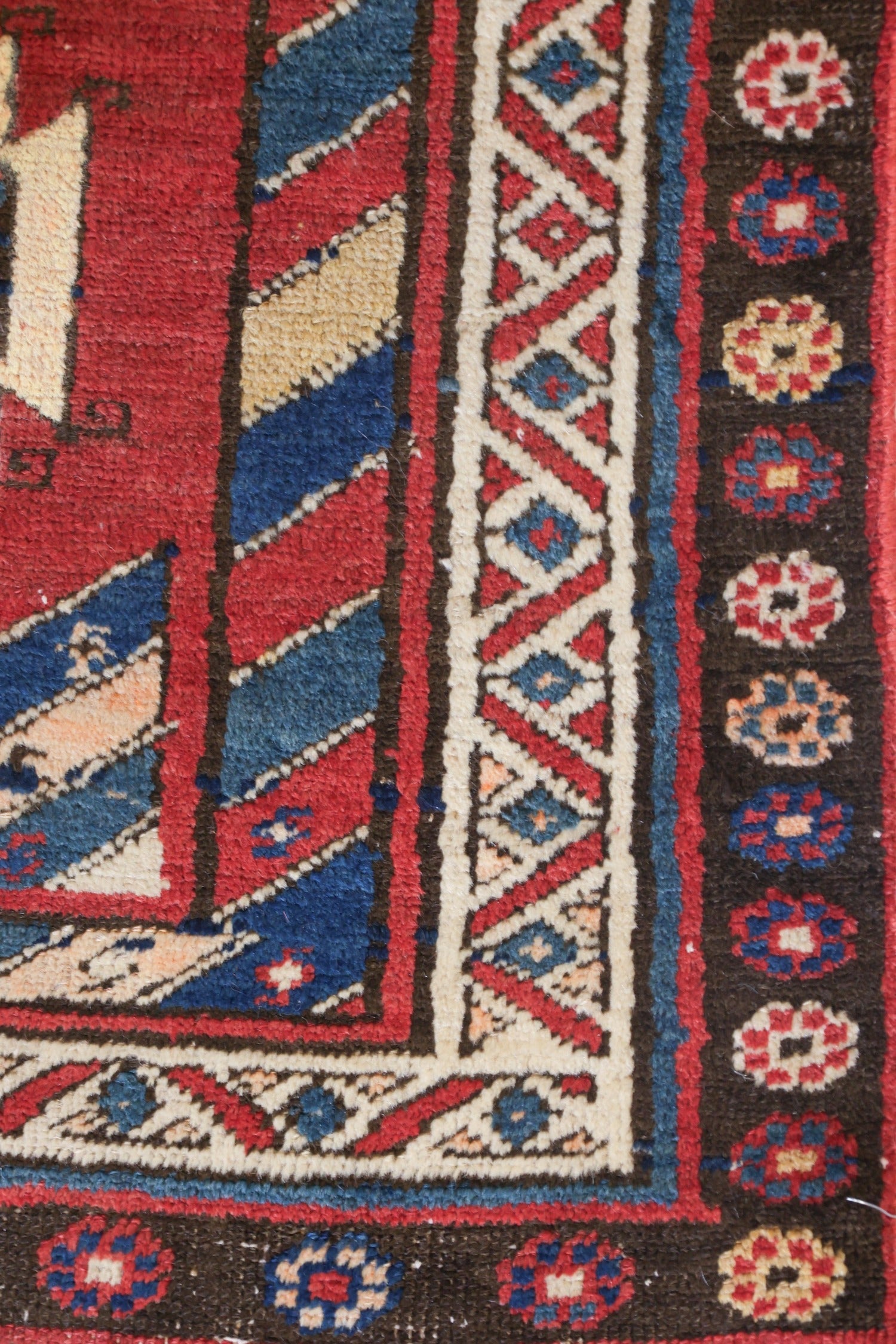 Antique Kurd Handwoven Tribal Rug, J69203