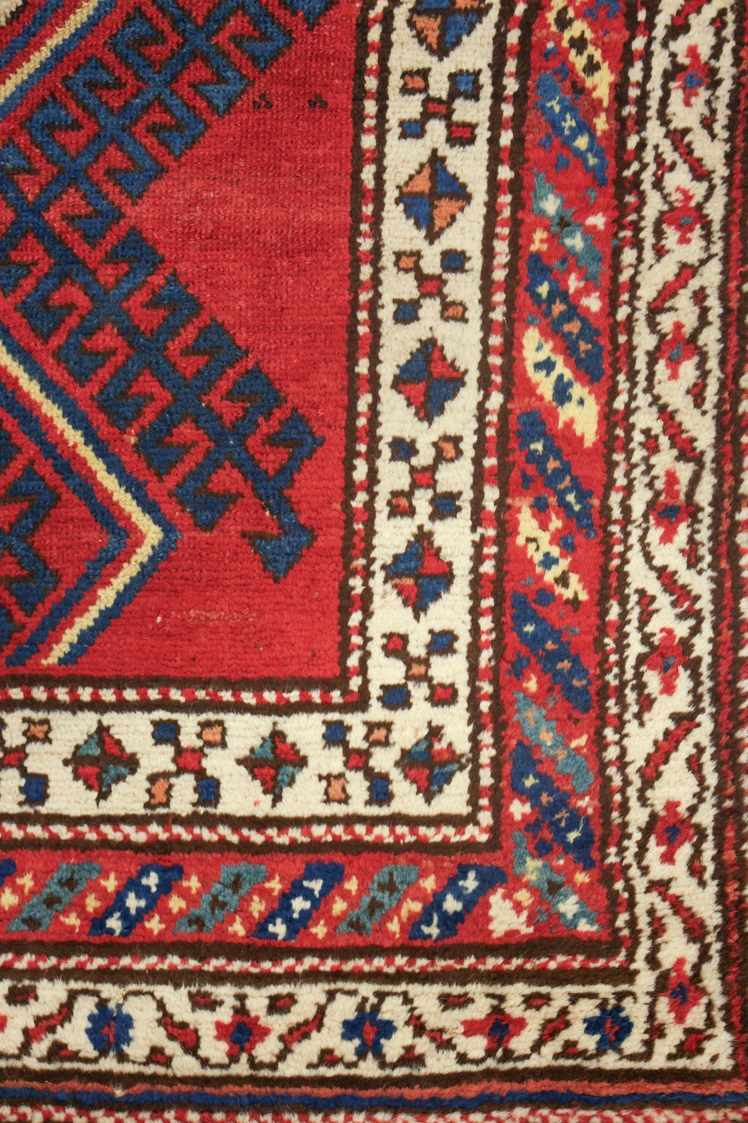 Vintage Kurd Handwoven Tribal Rug, J69204