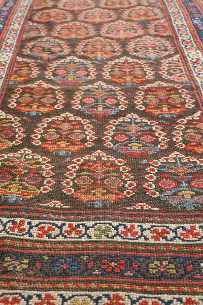 Antique Kurd Handwoven Tribal Rug, J75302