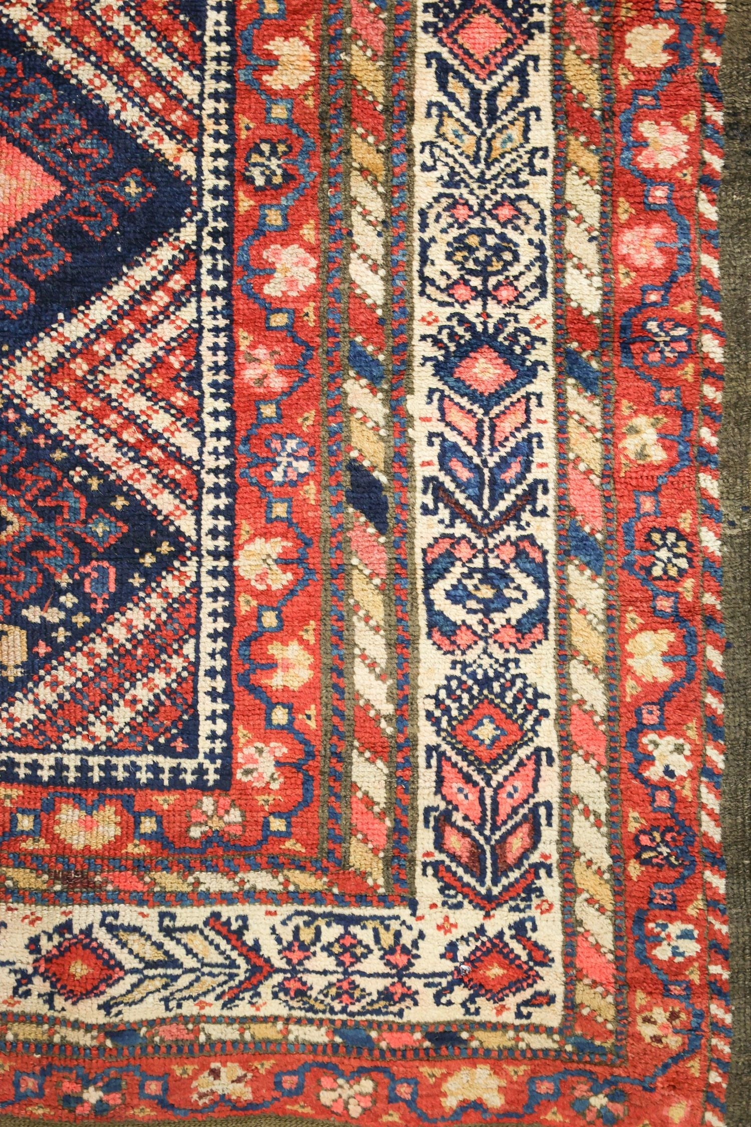 Antique Kurd Handwoven Tribal Rug, J75303