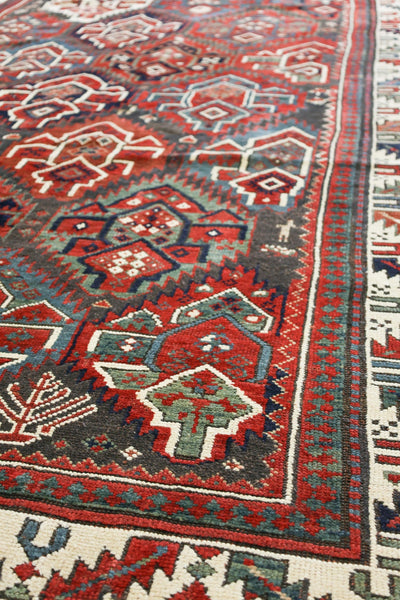 Antique Kurd Handwoven Tribal Rug, J75313