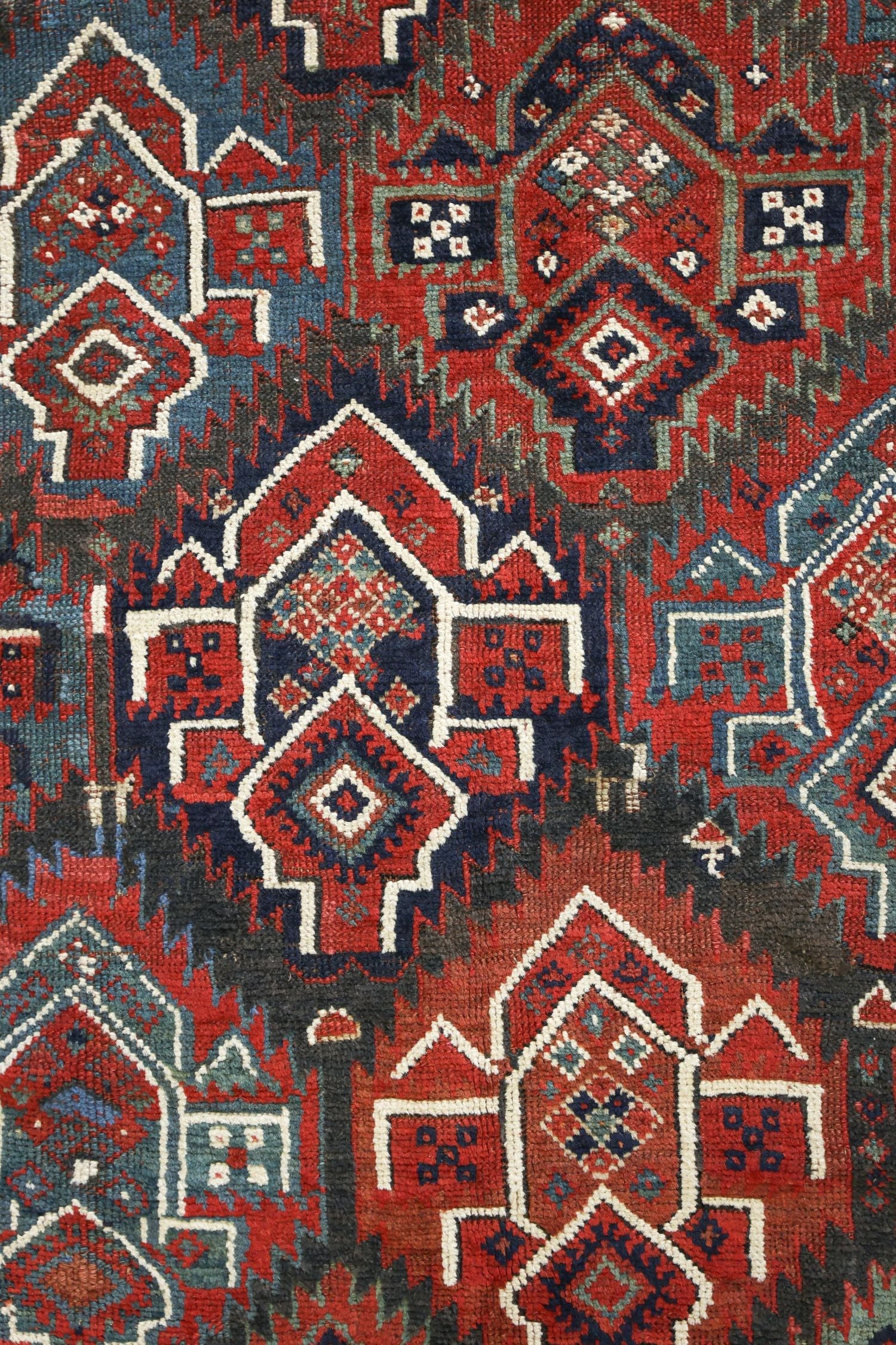 Antique Kurd Handwoven Tribal Rug, J75313