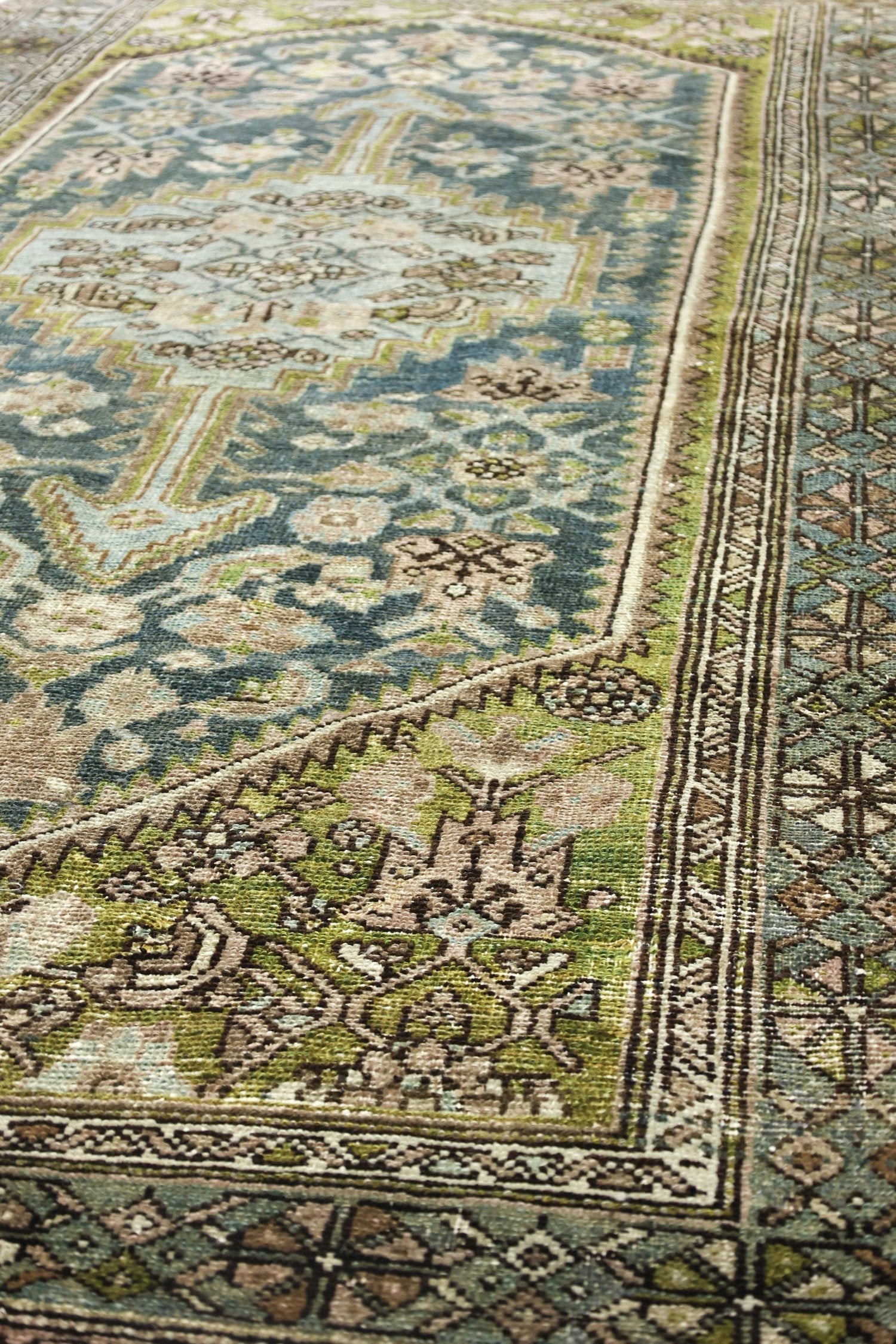 Vintage Kurd Handwoven Tribal Rug, J75672