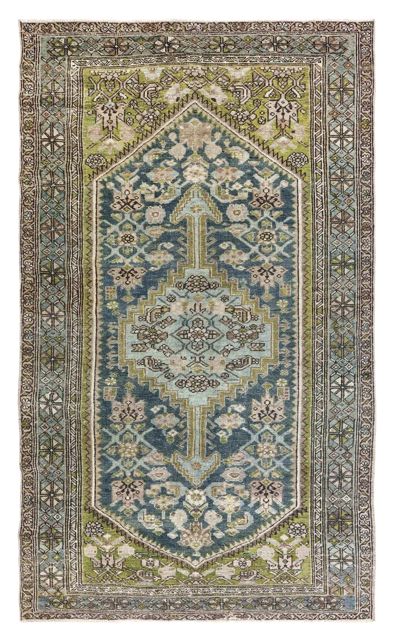 Vintage Kurd Handwoven Tribal Rug
