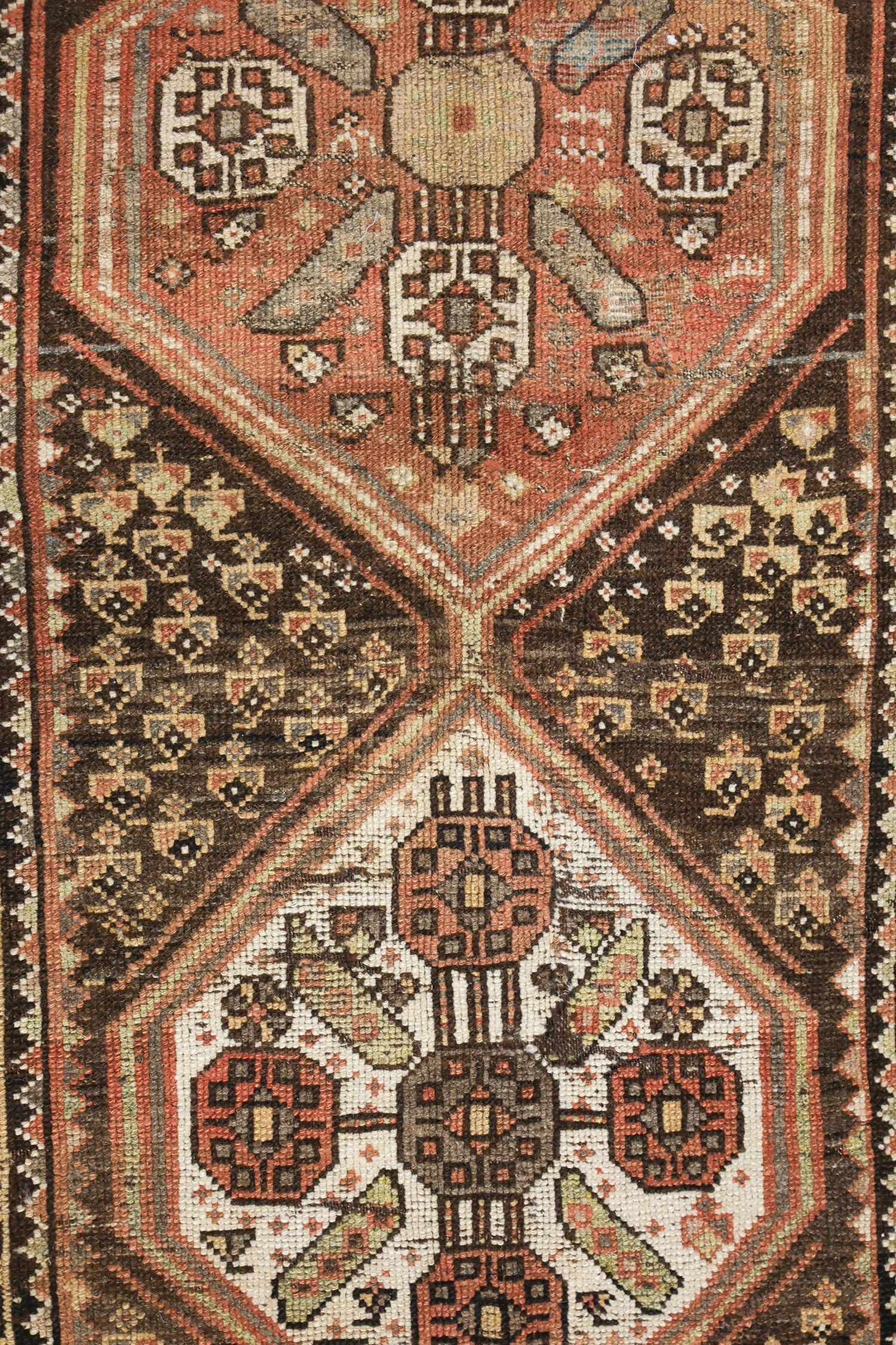 Vintage Kurd Handwoven Tribal Rug, J76629