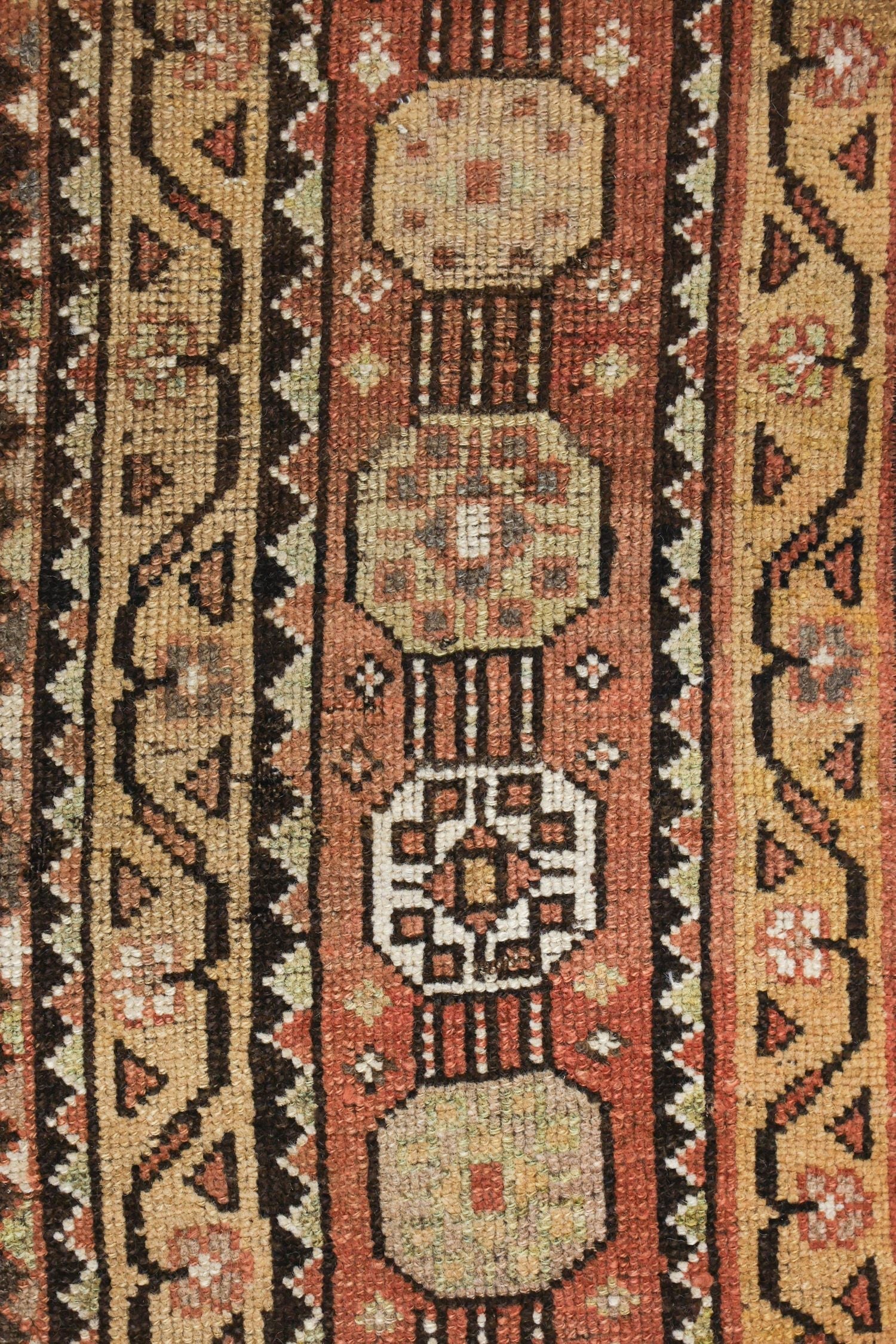 Vintage Kurd Handwoven Tribal Rug, J76629