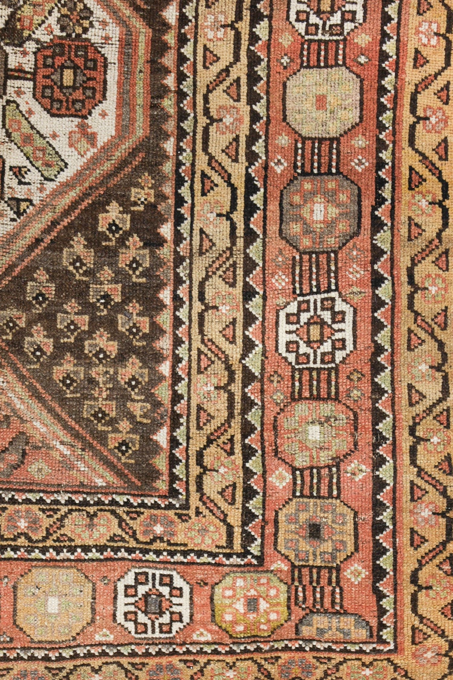 Vintage Kurd Handwoven Tribal Rug, J76629