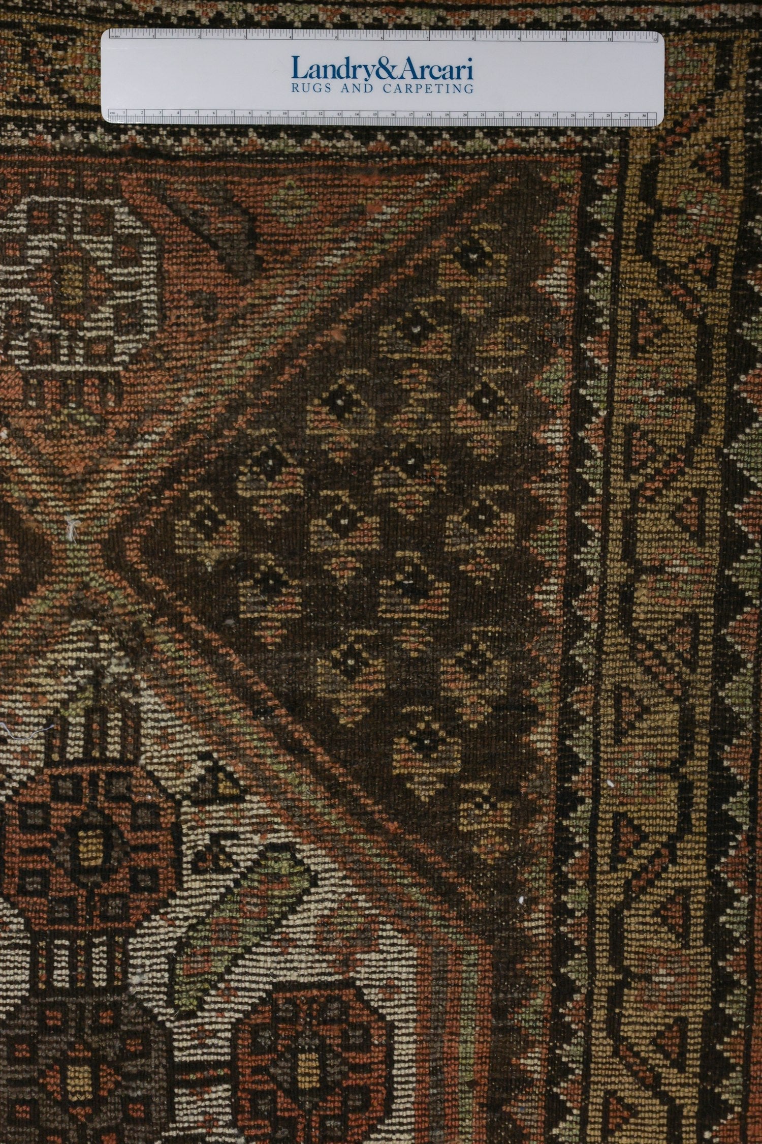 Vintage Kurd Handwoven Tribal Rug, J76629