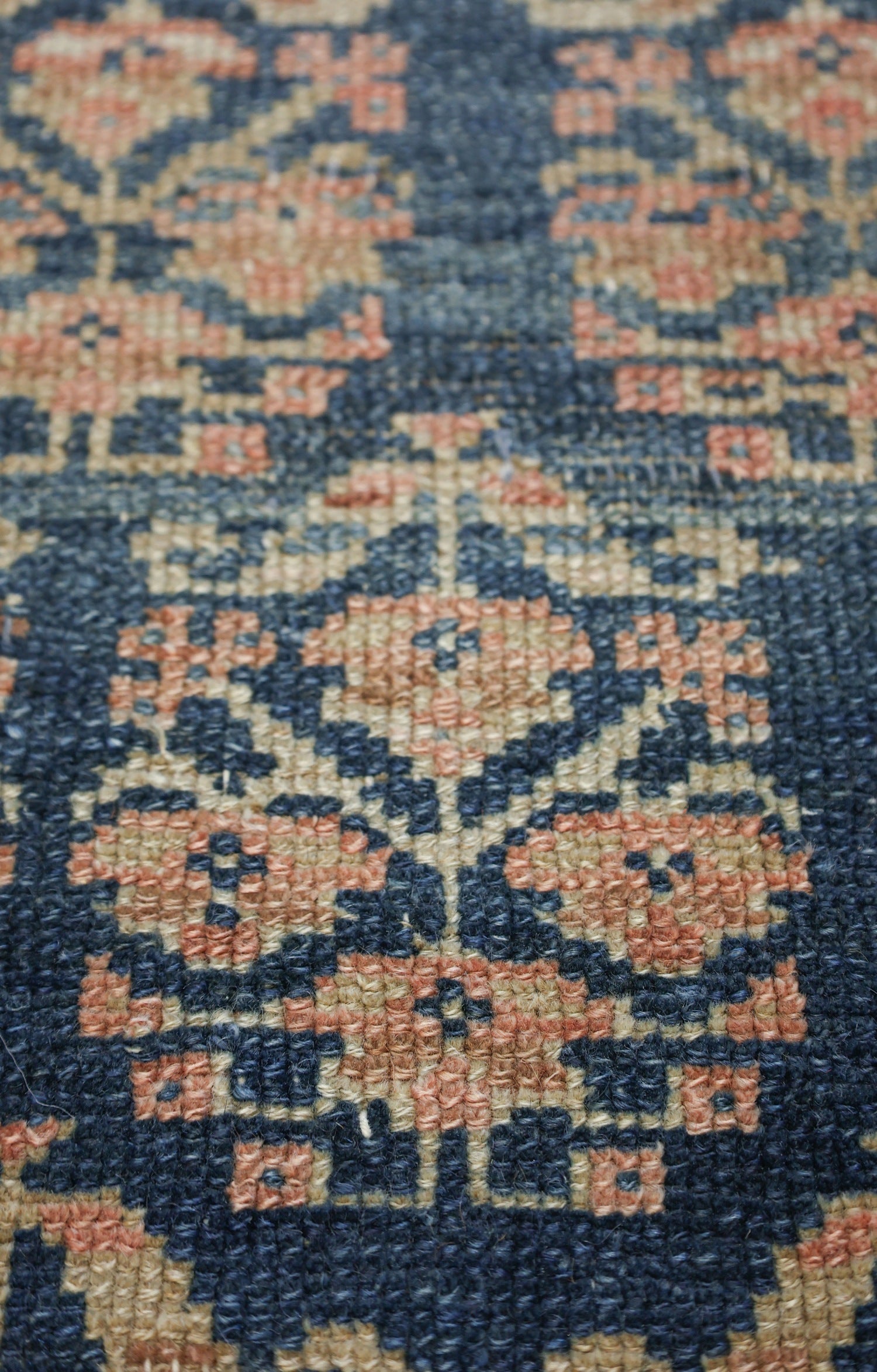 Vintage Kurd Handwoven Tribal Rug, J76645