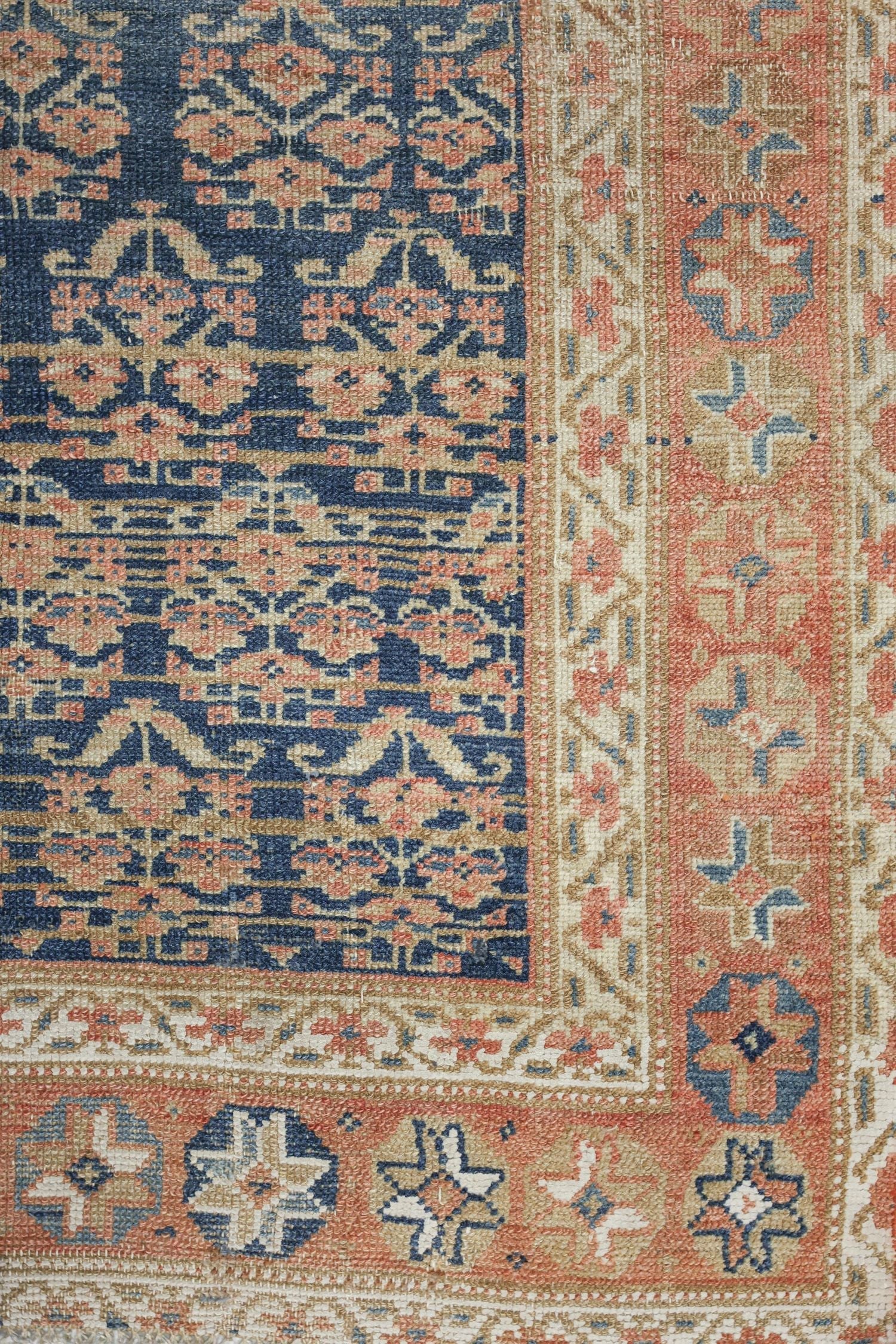 Vintage Kurd Handwoven Tribal Rug, J76645