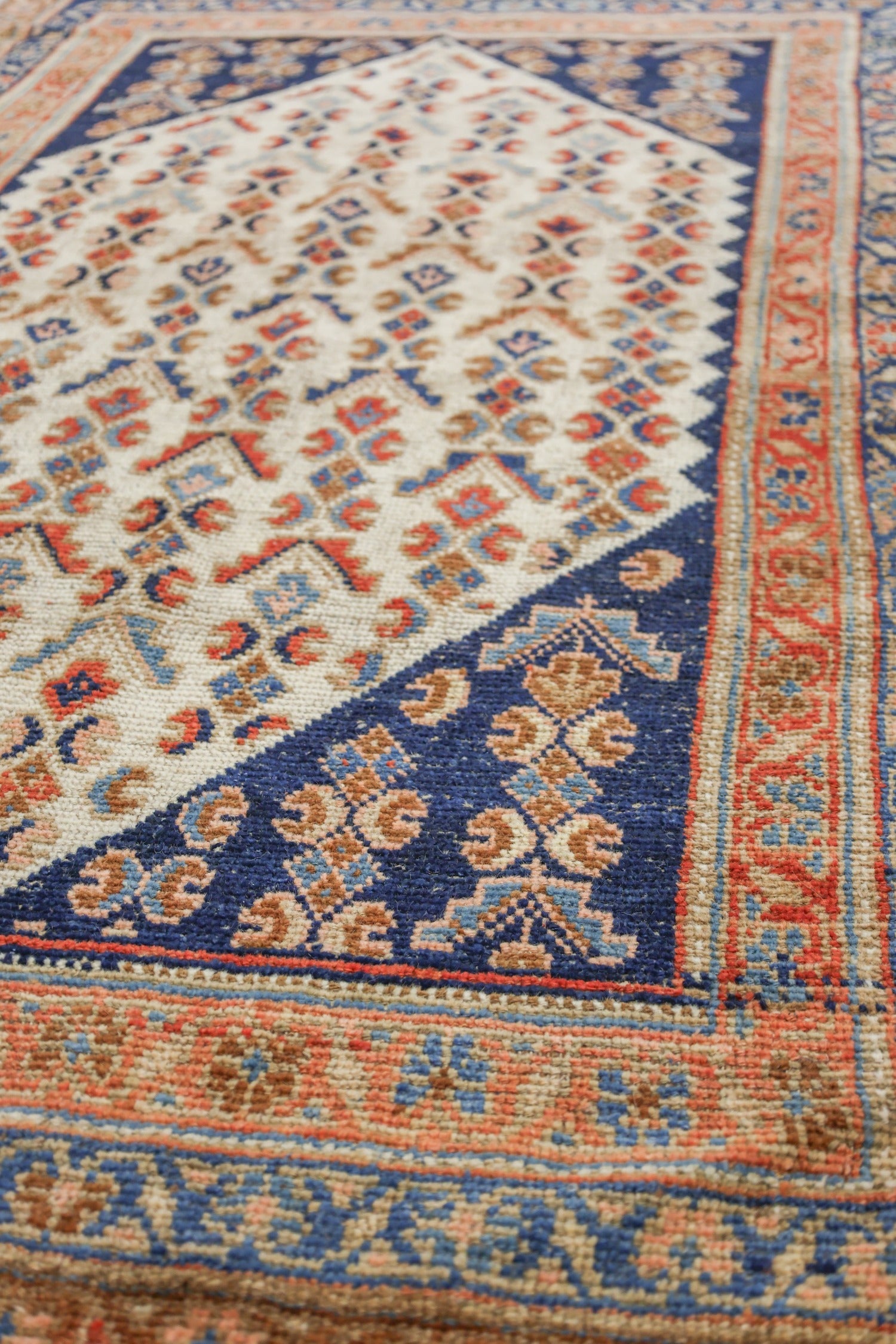 Vintage Kurd Handwoven Tribal Rug, J76683