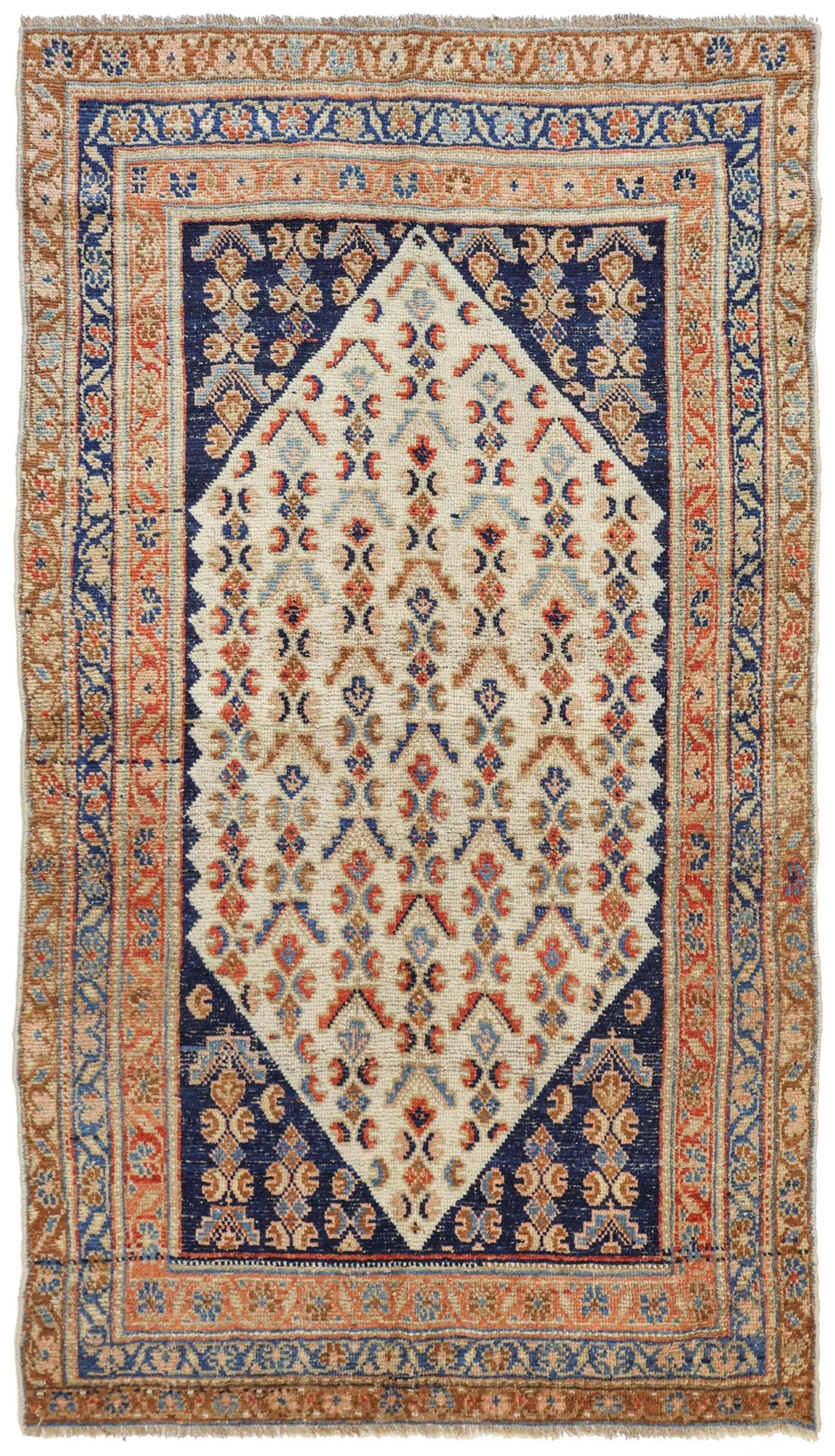 Vintage Kurd Handwoven Tribal Rug