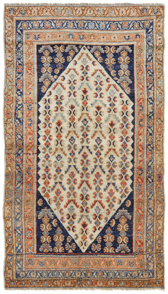 Vintage Kurd Handwoven Tribal Rug