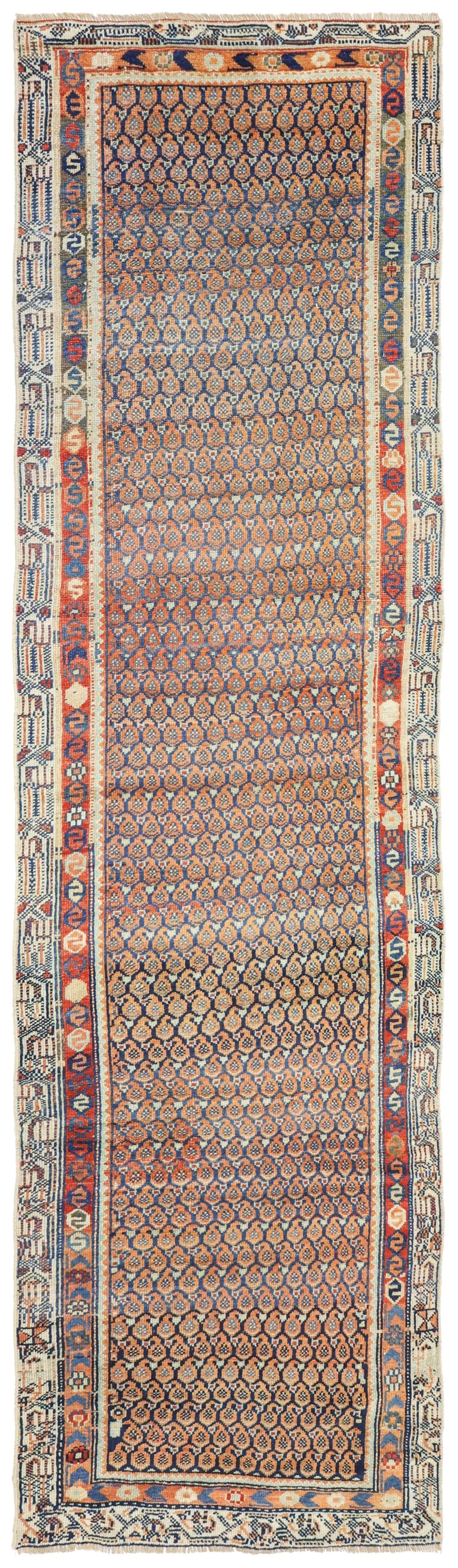 Antique Kurd Handwoven Tribal Rug