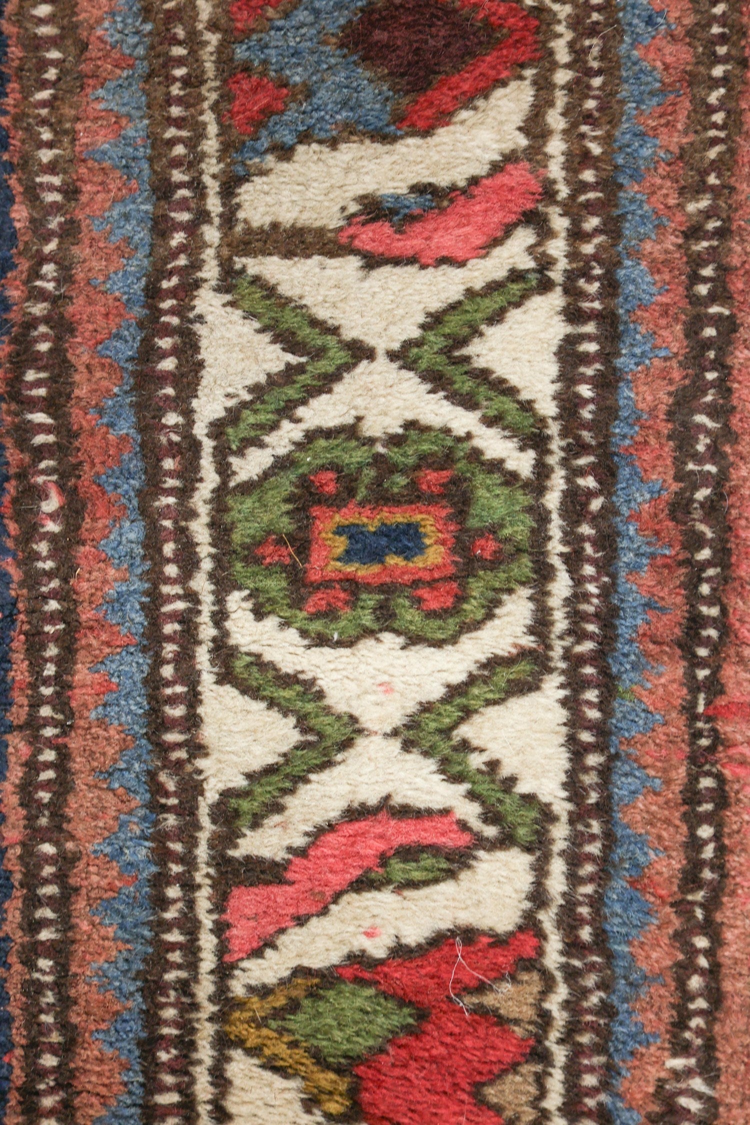 Antique Kurd Bijar Handwoven Tribal Rug, J76480