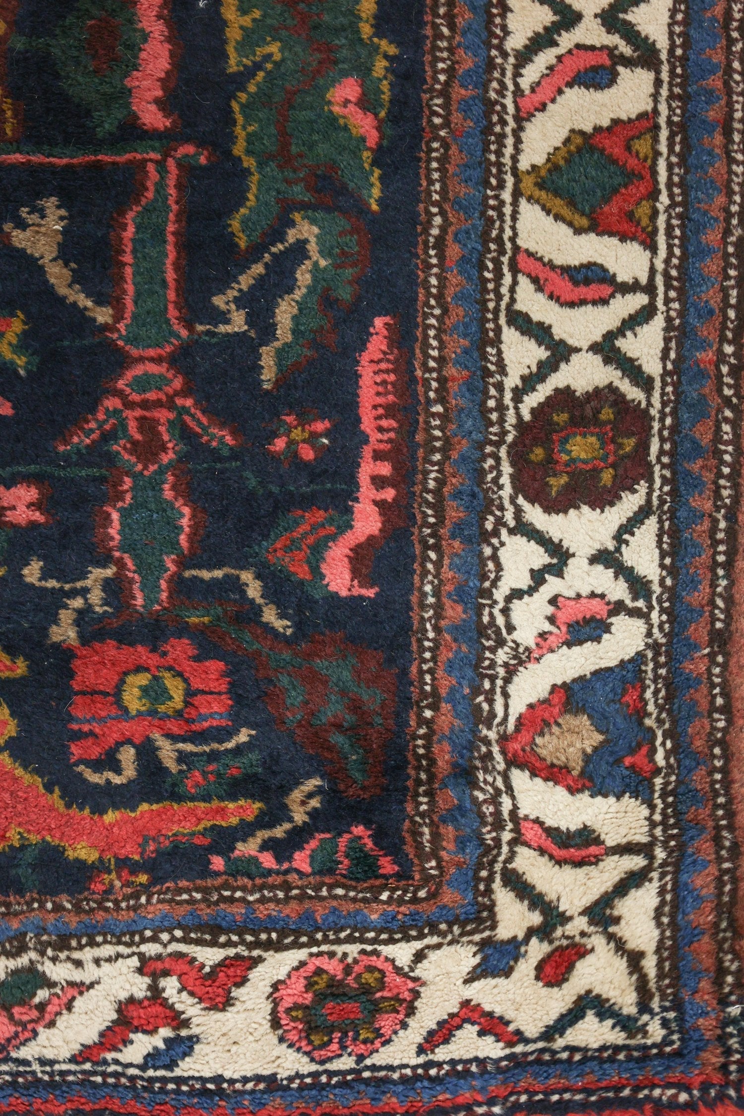 Antique Kurd Bijar Handwoven Tribal Rug, J76480