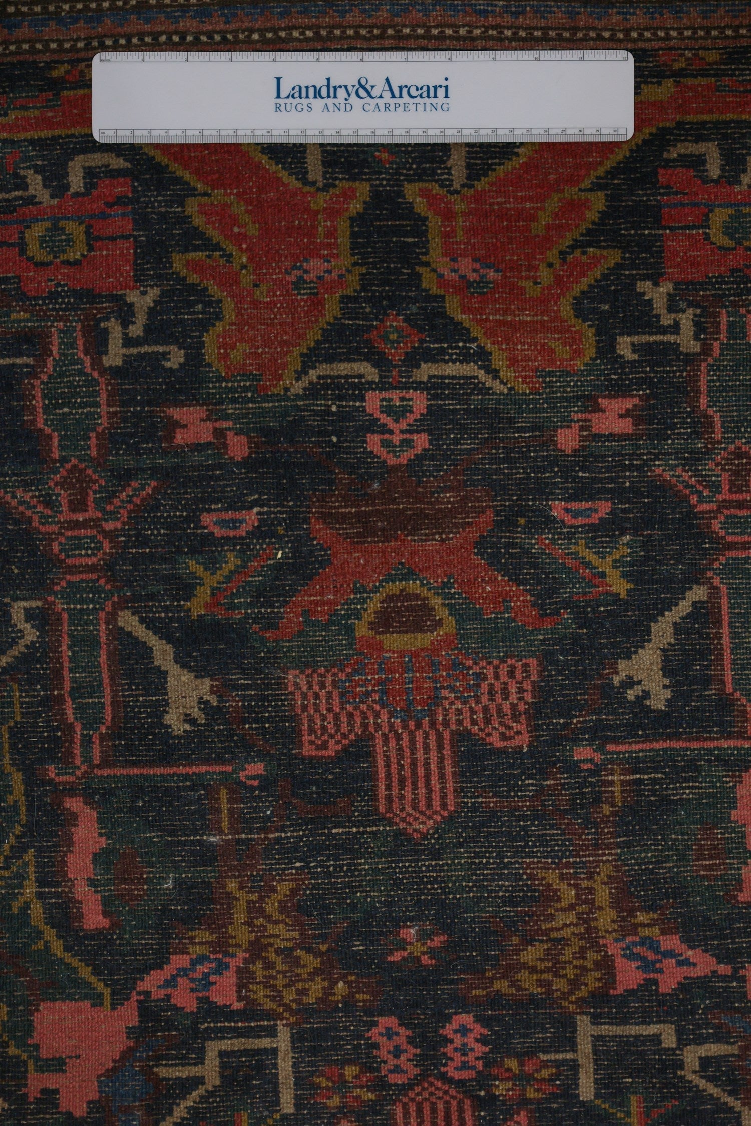 Antique Kurd Bijar Handwoven Tribal Rug, J76480