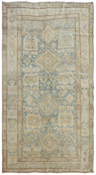 Vintage Kurd Bijar Handwoven Tribal Rug