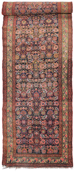 Antique Kurd Bijar Handwoven Tribal Rug