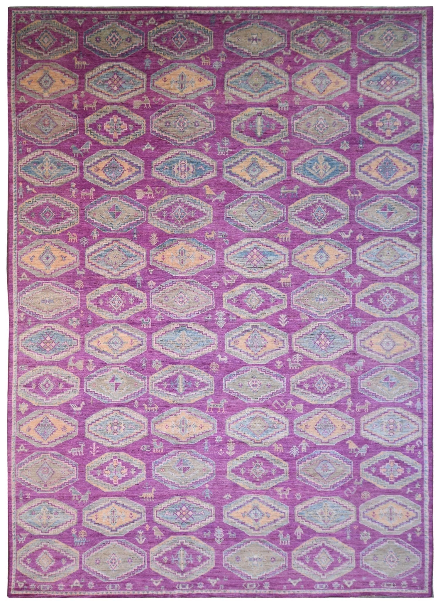 Kurd Oushak Handwoven Tribal Rug