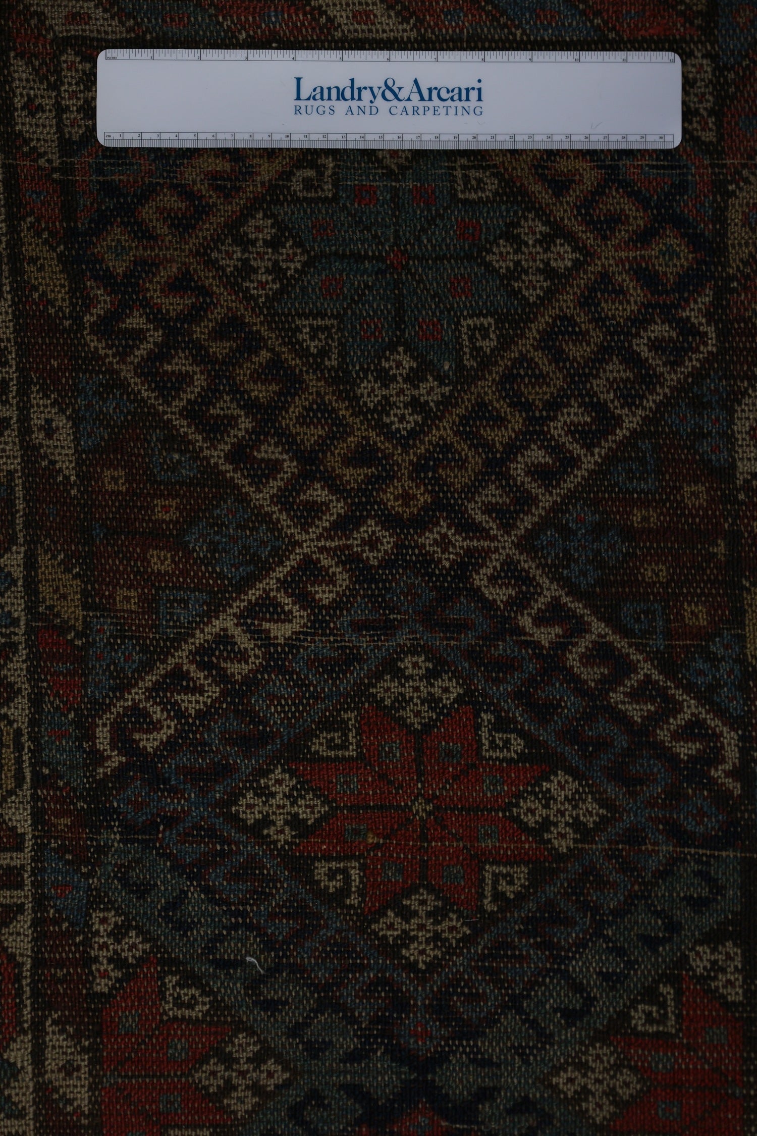 Vintage Kurdish Handwoven Tribal Rug, J75903