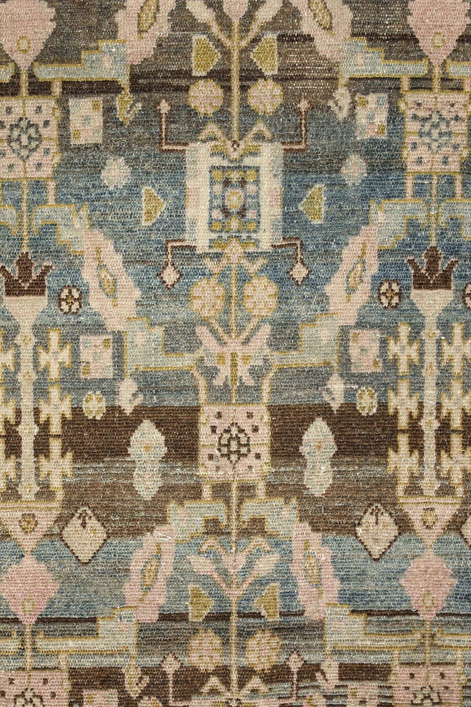 Vintage Lilihan Handwoven Tribal Rug, J75657
