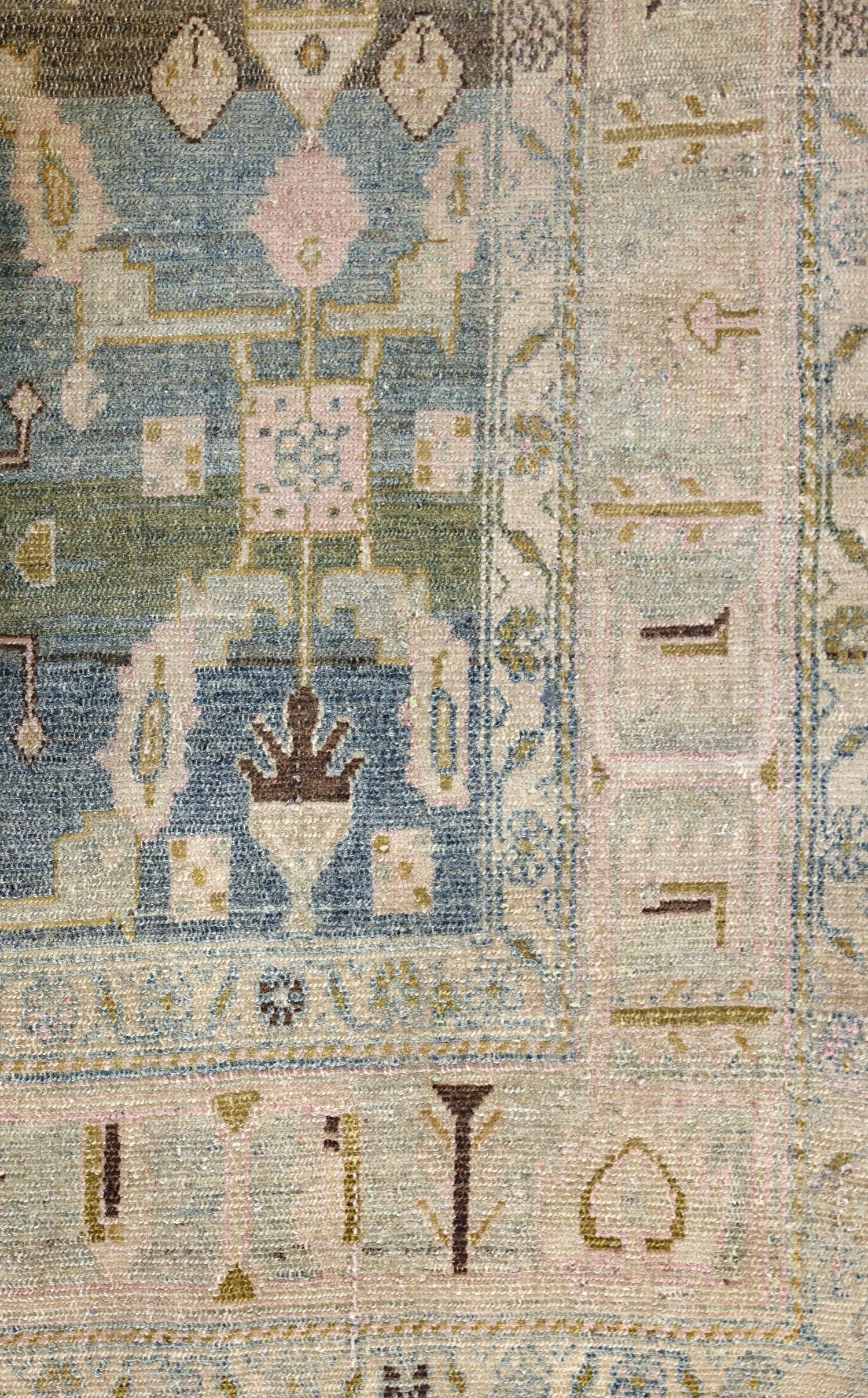 Vintage Lilihan Handwoven Tribal Rug, J75657