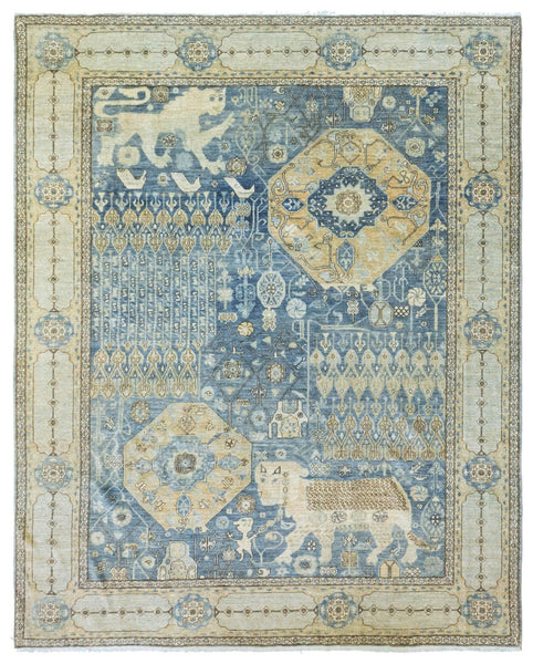 Lion Mamluk Handwoven Tribal Rug