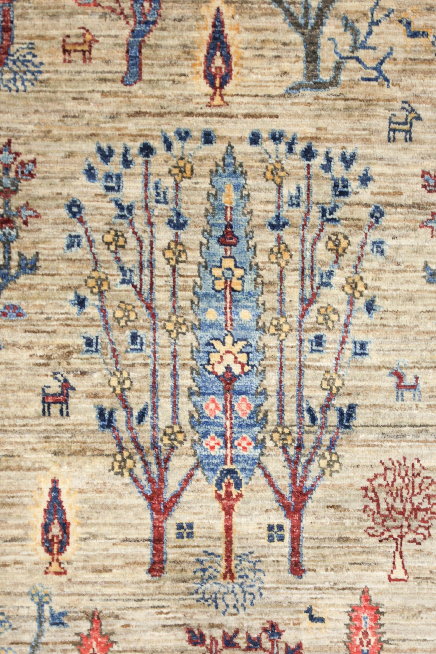 Luri Trees Handwoven Tribal Rug, J74700