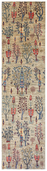 Luri Trees Handwoven Tribal Rug