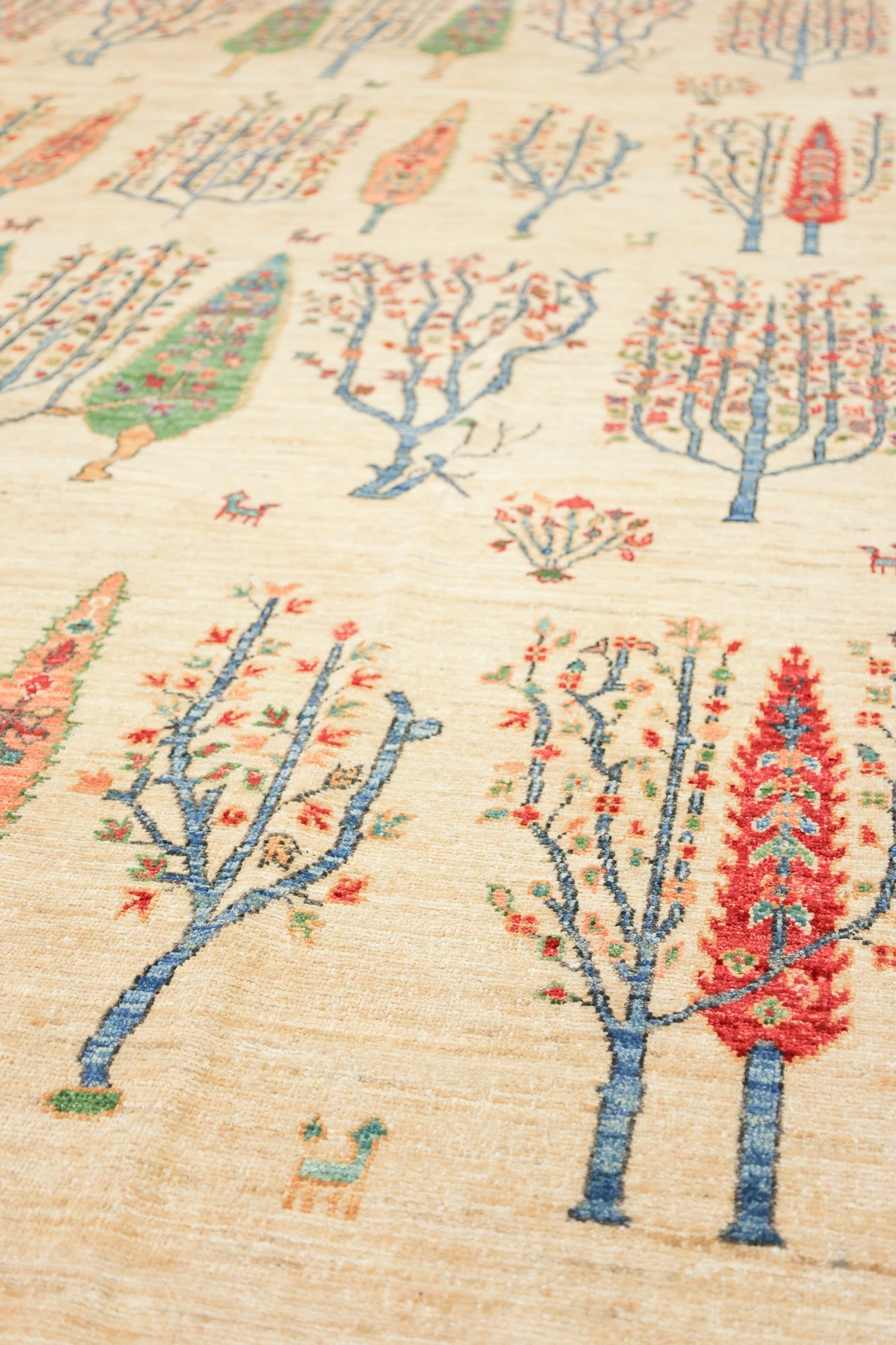 Luri Trees Handwoven Tribal Rug, J74934