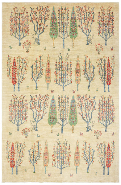 Luri Trees Handwoven Tribal Rug