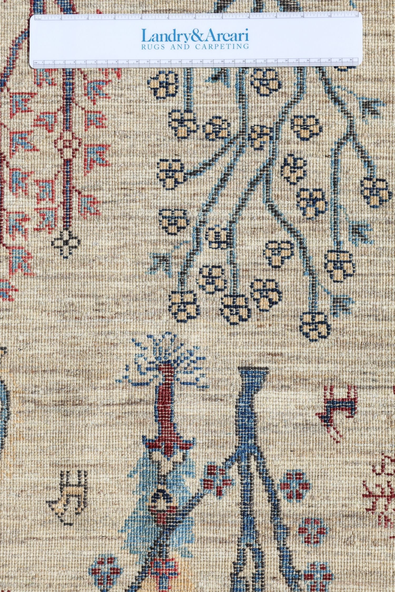 Luri Trees Handwoven Tribal Rug, J74989