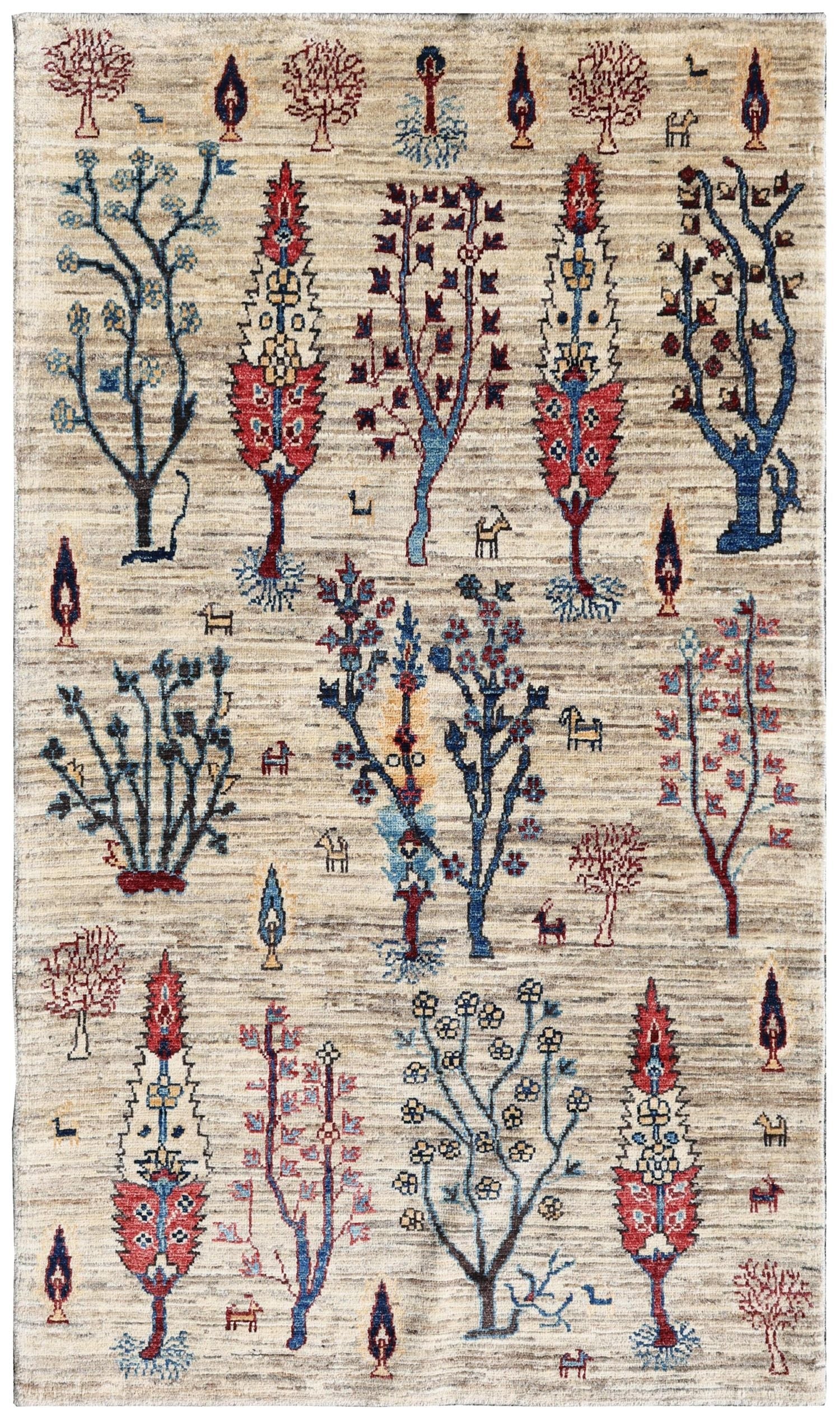 Luri Trees Handwoven Tribal Rug