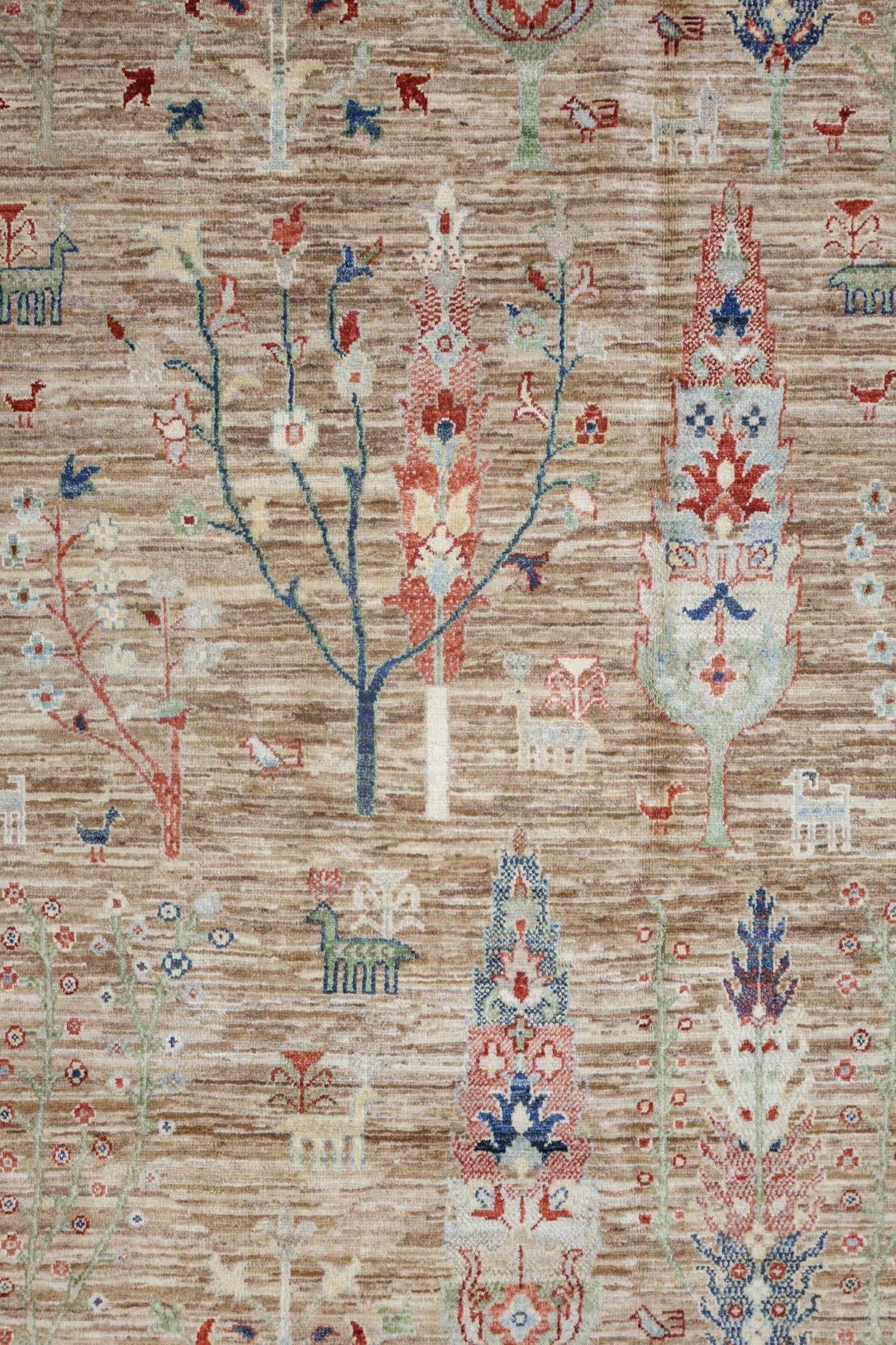 Luri Trees Handwoven Tribal Rug, J75324