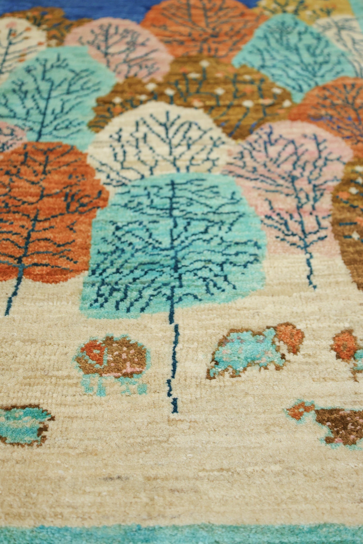 Luri Trees Handwoven Tribal Rug, J76929