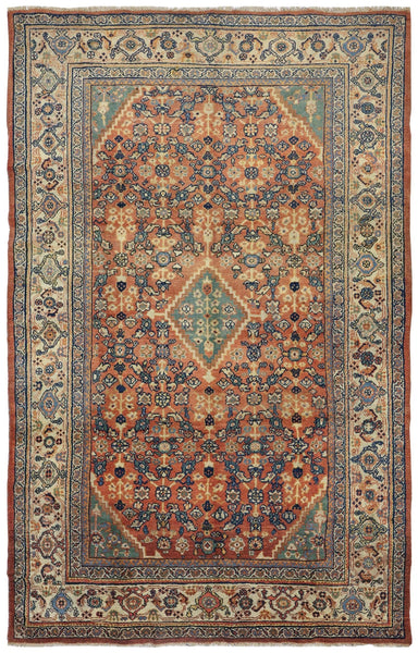 Antique Mahal Handwoven Tribal Rug