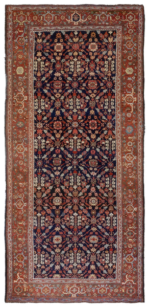 Antique Mahal Handwoven Tribal Rug