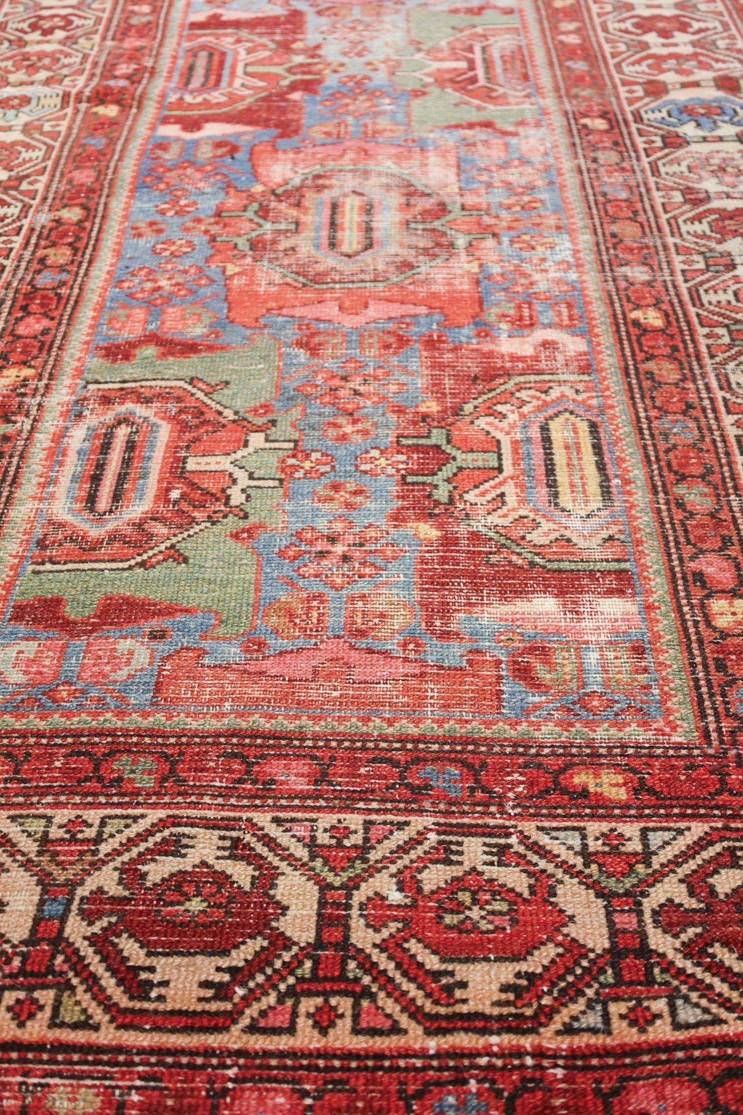 Vintage Malayer Handwoven Tribal Rug, J69212