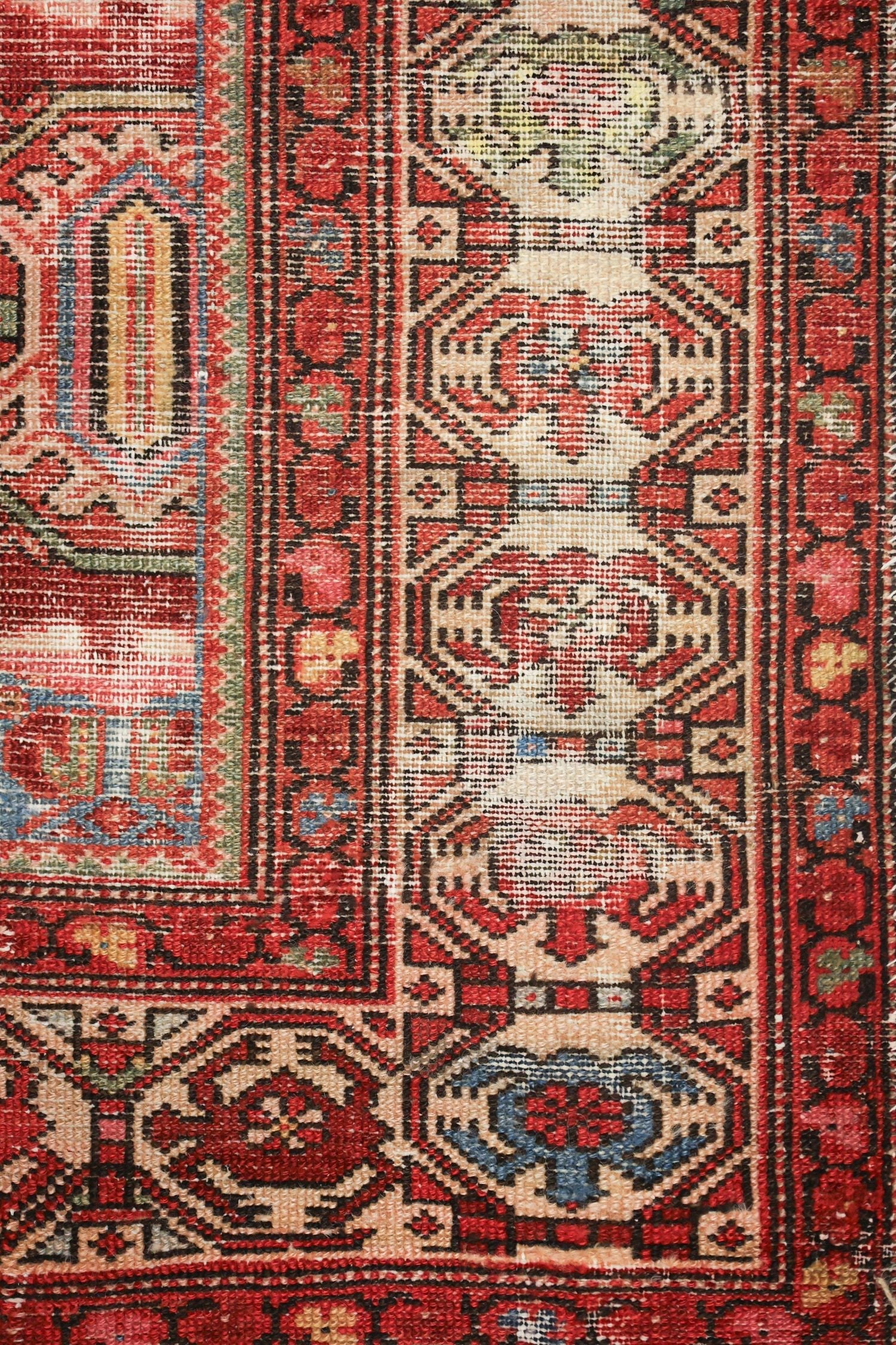 Vintage Malayer Handwoven Tribal Rug, J69212