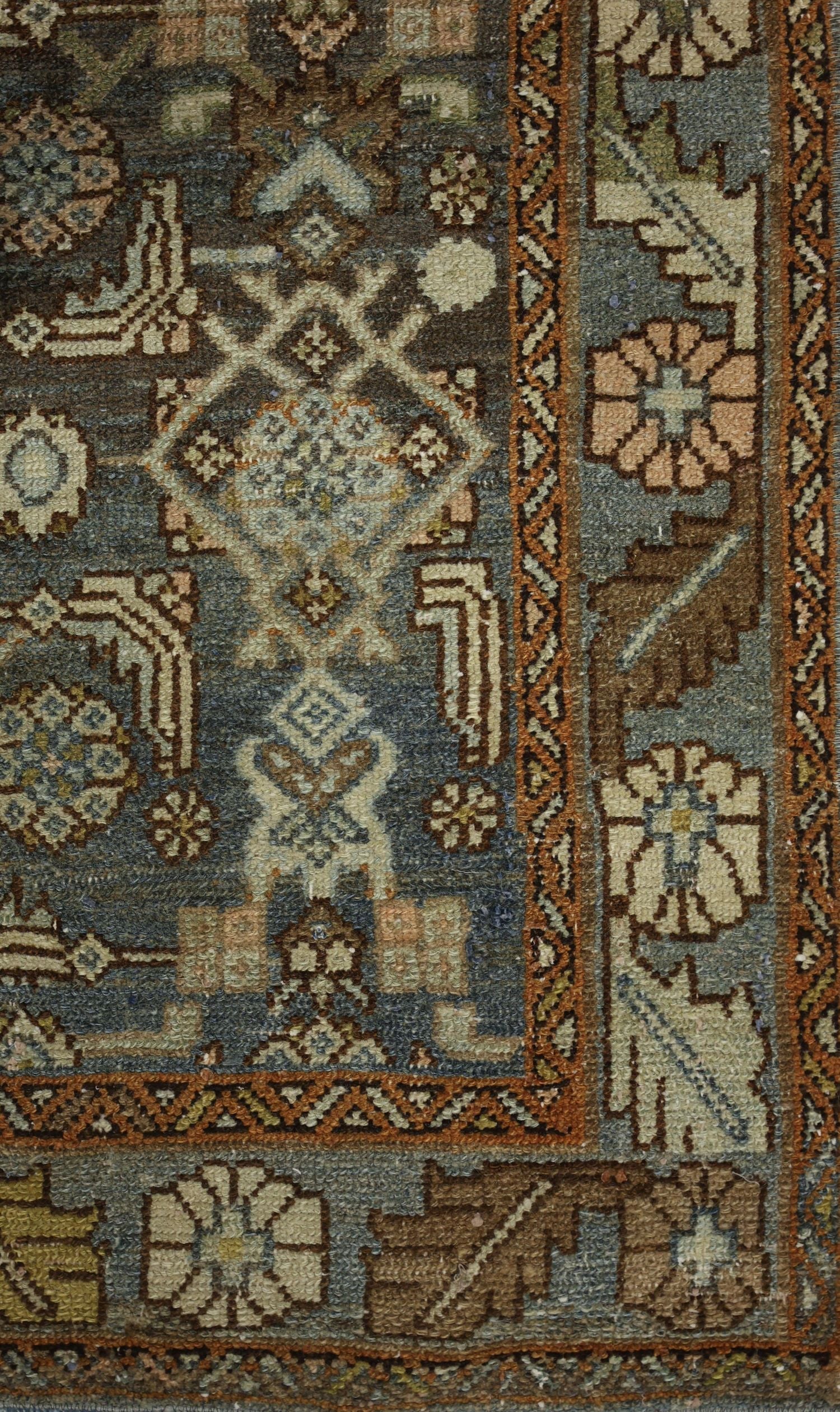 Vintage Malayer Handwoven Tribal Rug, J69516