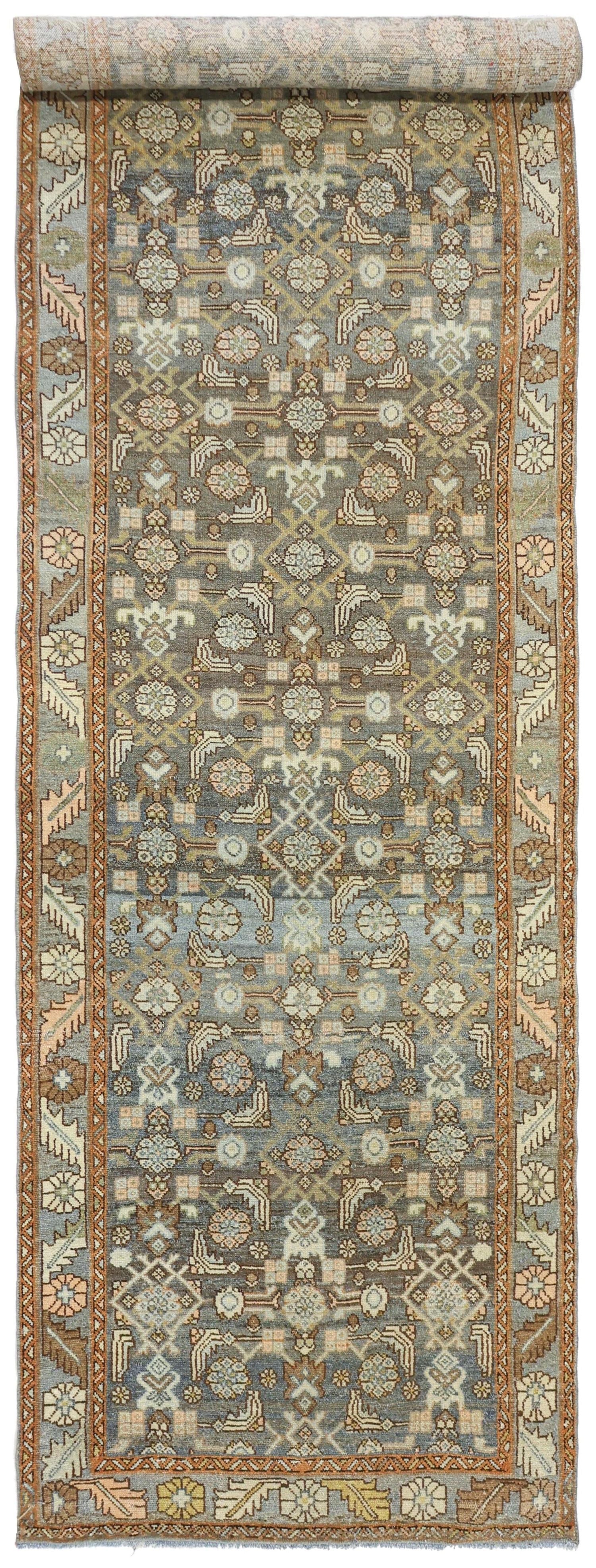 Vintage Malayer Handwoven Tribal Rug