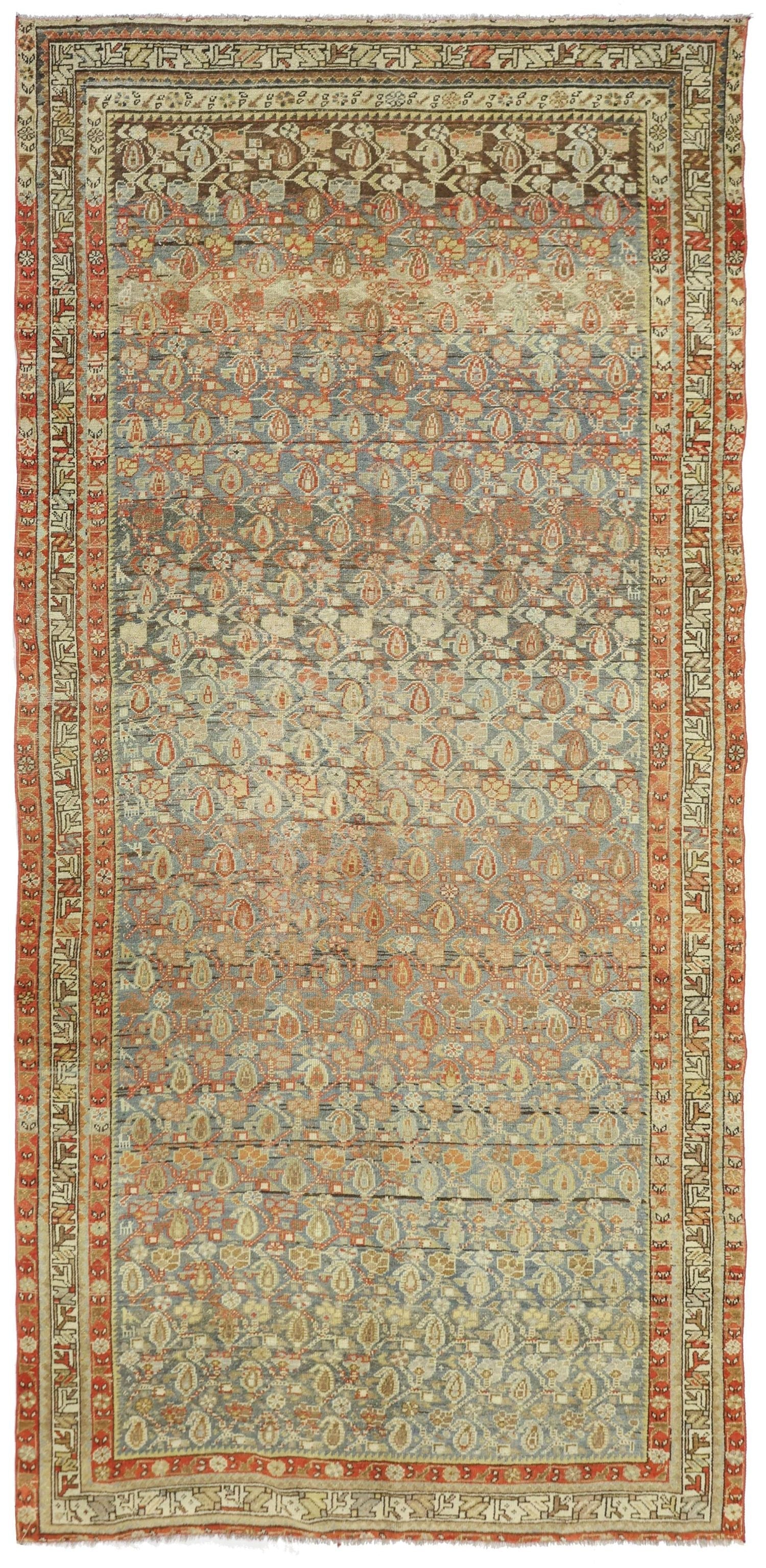 Vintage Malayer Handwoven Tribal Rug