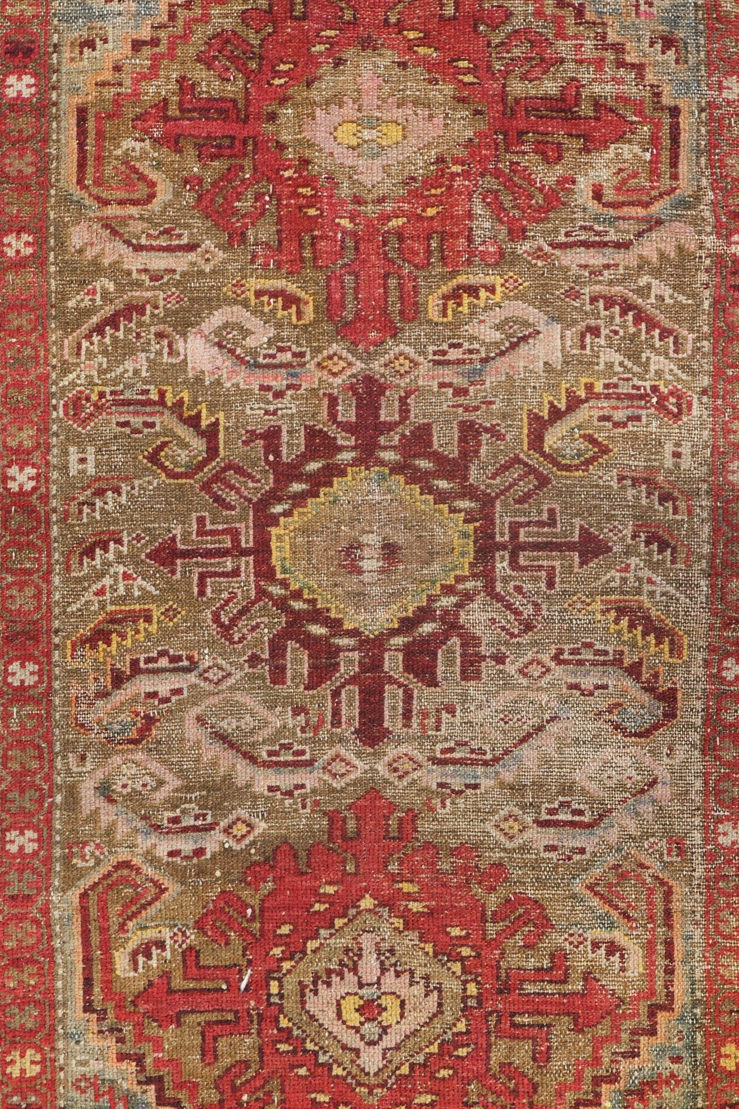 Vintage Malayer Handwoven Tribal Rug, J70472