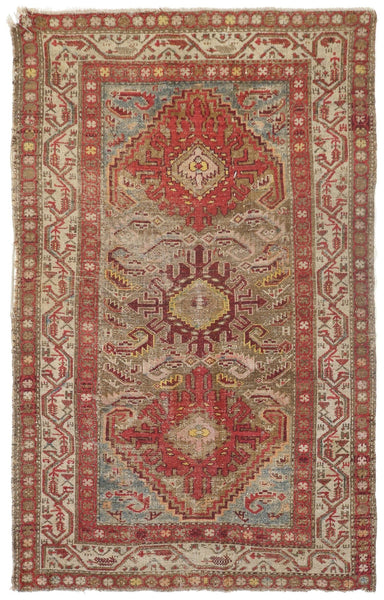 Vintage Malayer Handwoven Tribal Rug