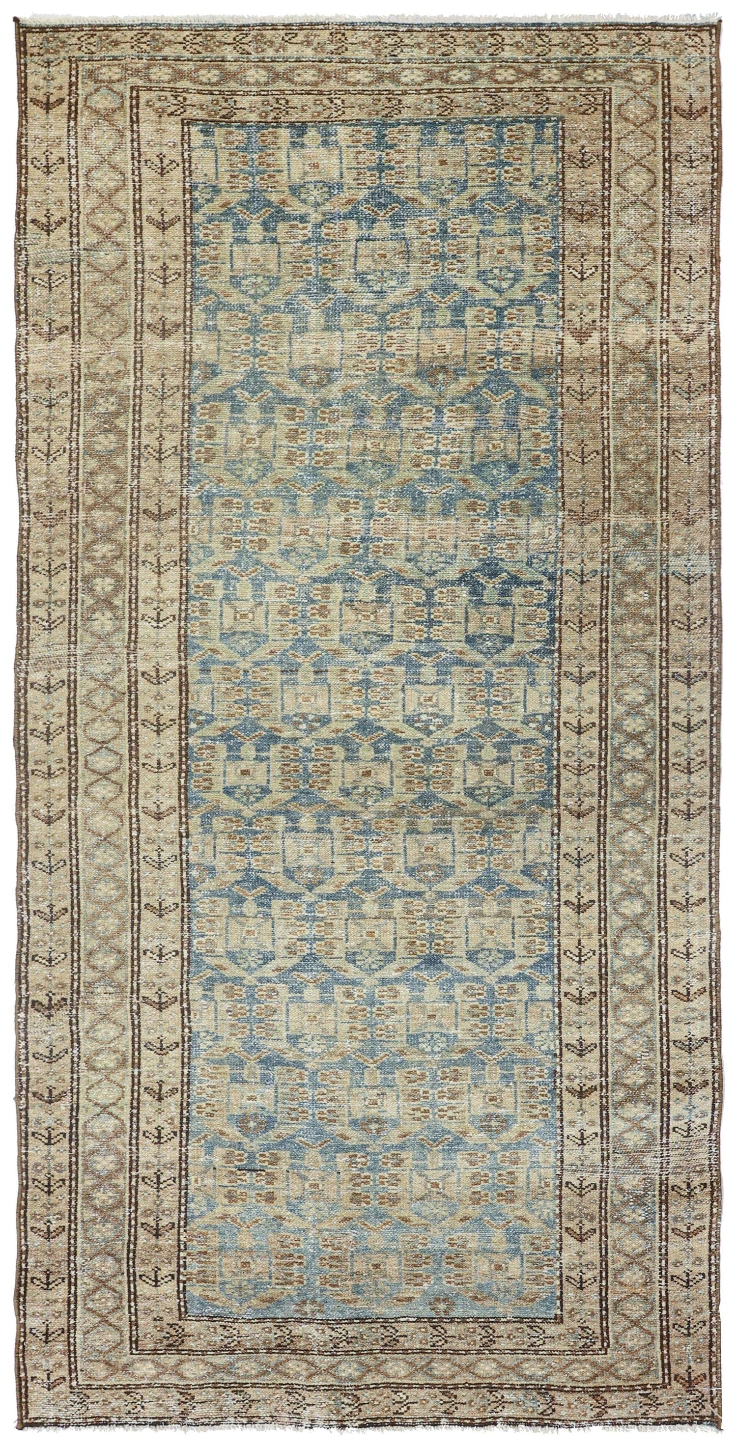 Vintage Malayer Handwoven Tribal Rug